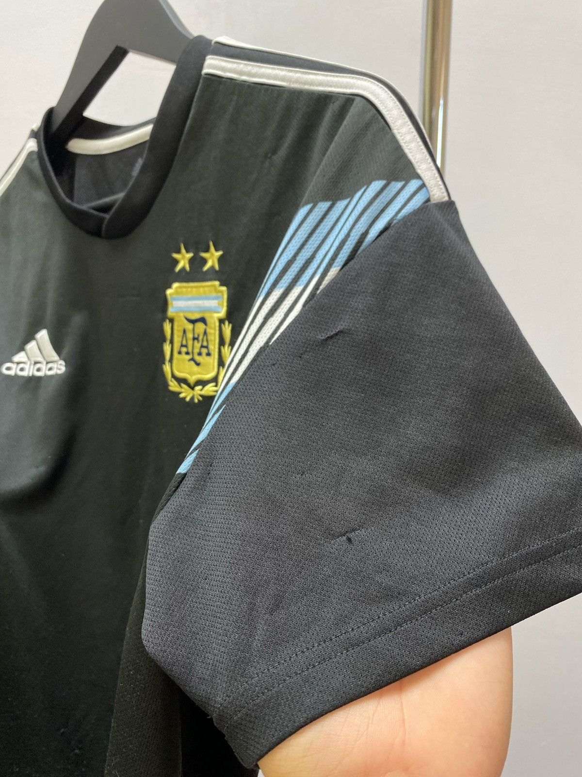 Adidas Adidas ARGENTINA 2018 2019 Away Football Shirt Soccer Jersey Size US XL / EU 56 / 4 - 12 Thumbnail