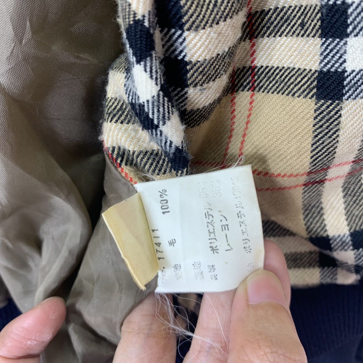 Burberry × Vintage Vintage Burberry Herren Mode Full Zip Jacket Size US M / EU 48-50 / 2 - 8 Thumbnail