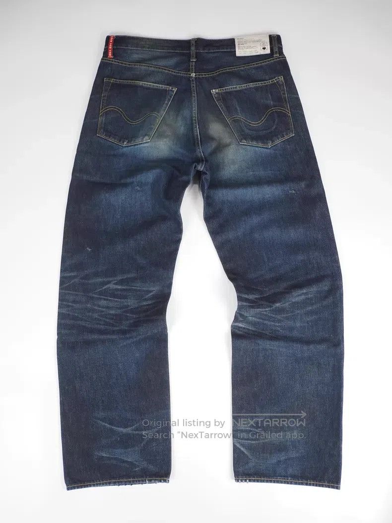 Wtaps WTAPS size L Swear Word Detail Blue Washed Denim Jeans Size US 27 - 2 Thumbnail
