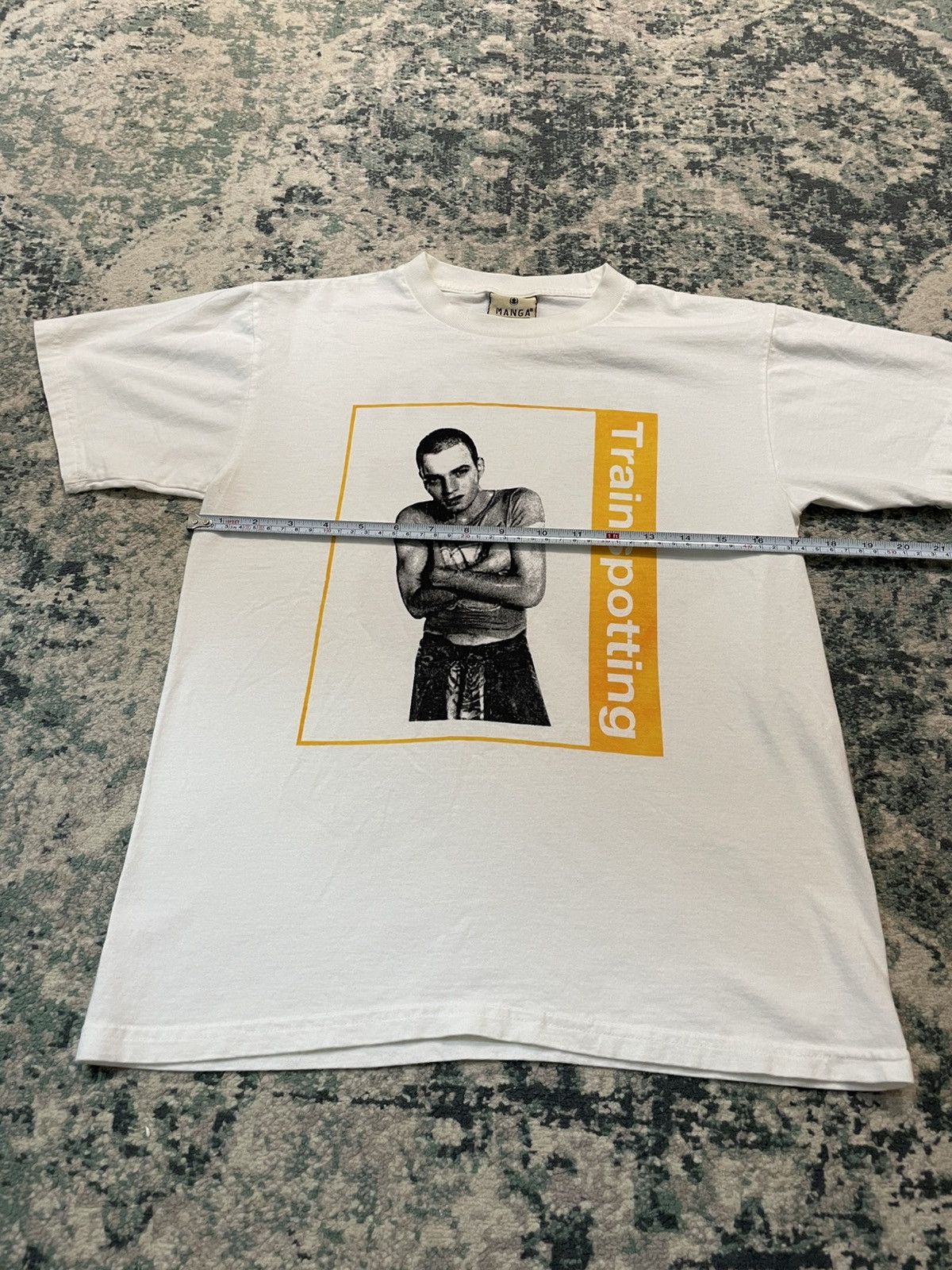 Vintage Vintage Trainspotting Movie Mark Renton 05 T-Shirt (Manga) Size US S / EU 44-46 / 1 - 5 Thumbnail