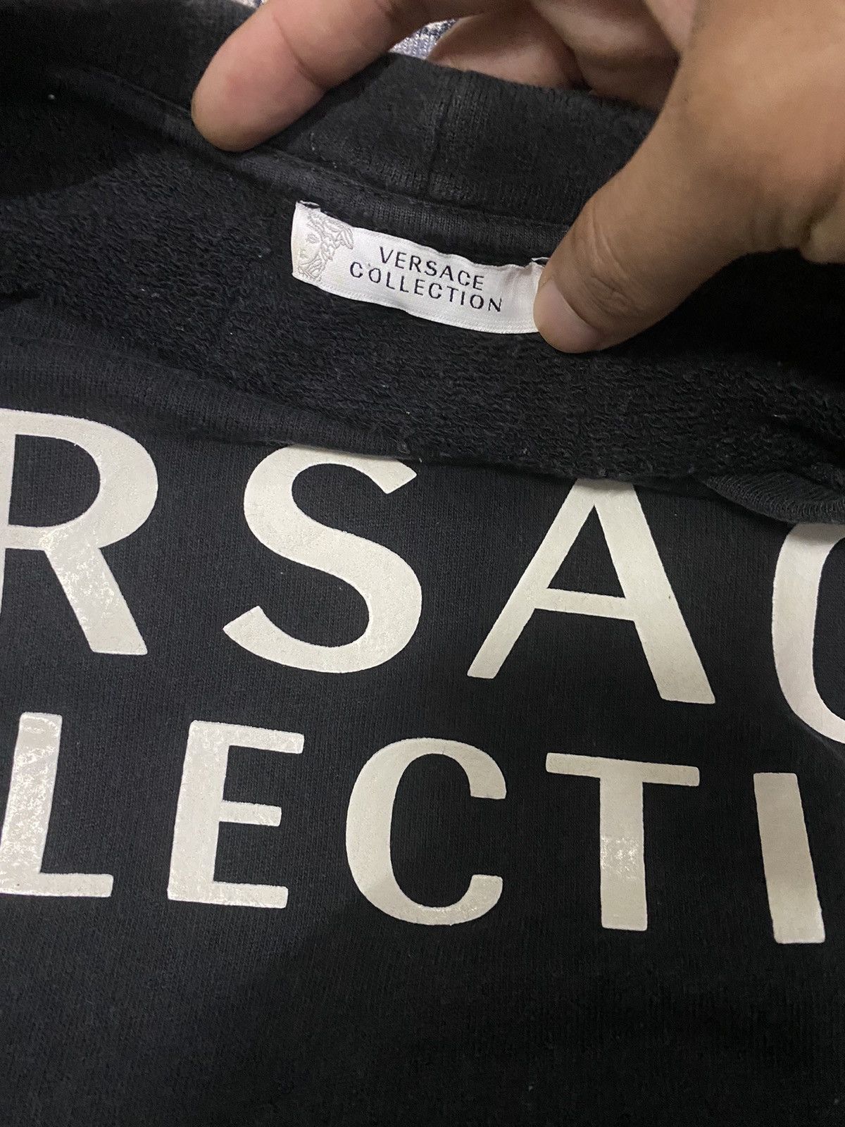 Versace Versace Collection big Spell out long sleeves Size US M / EU 48-50 / 2 - 5 Thumbnail