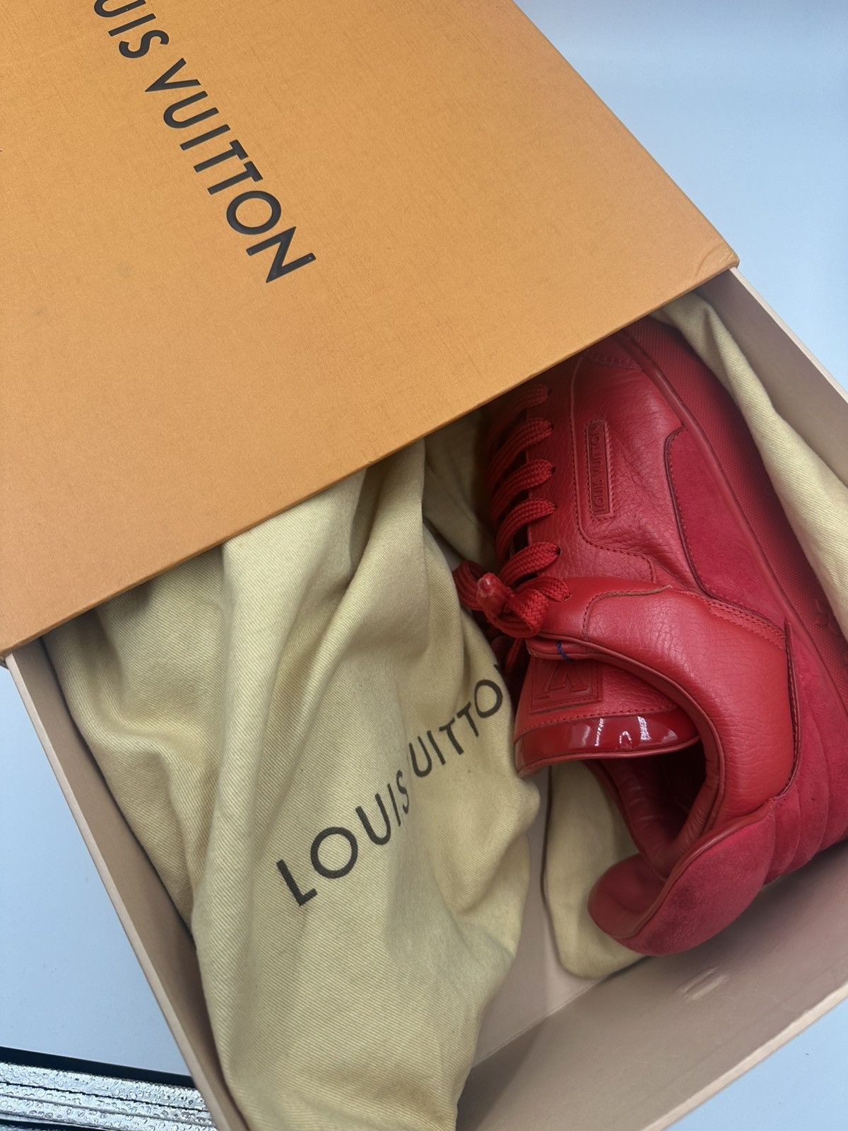 Louis Vuitton Kanye West x Louis Vuitton Red Don’s Size US 7 / EU 40 - 25 Thumbnail