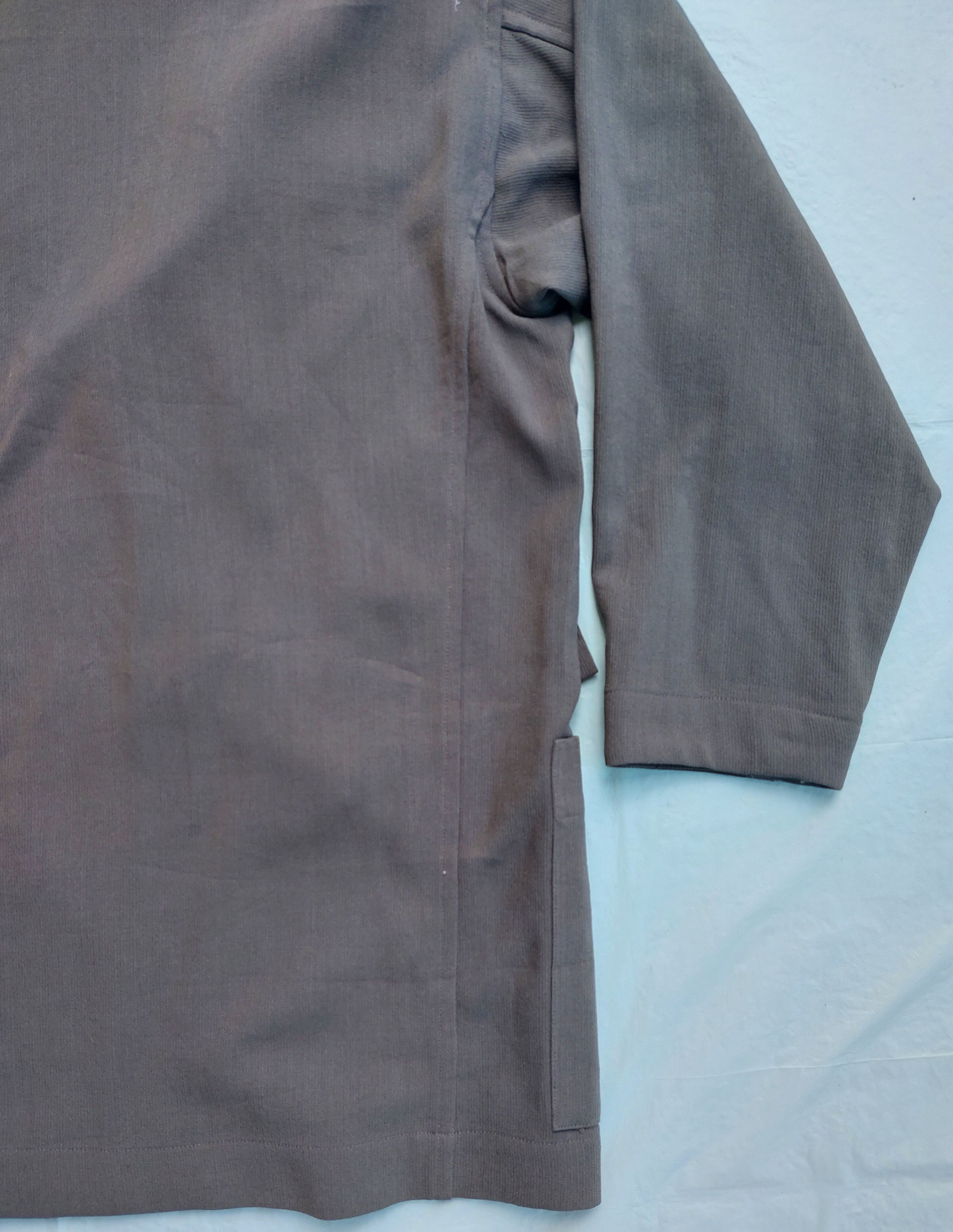 Issey Miyake PLANTATION by ISSEY MIYAKE oversized collar wool coat Size US M / EU 48-50 / 2 - 11 Thumbnail