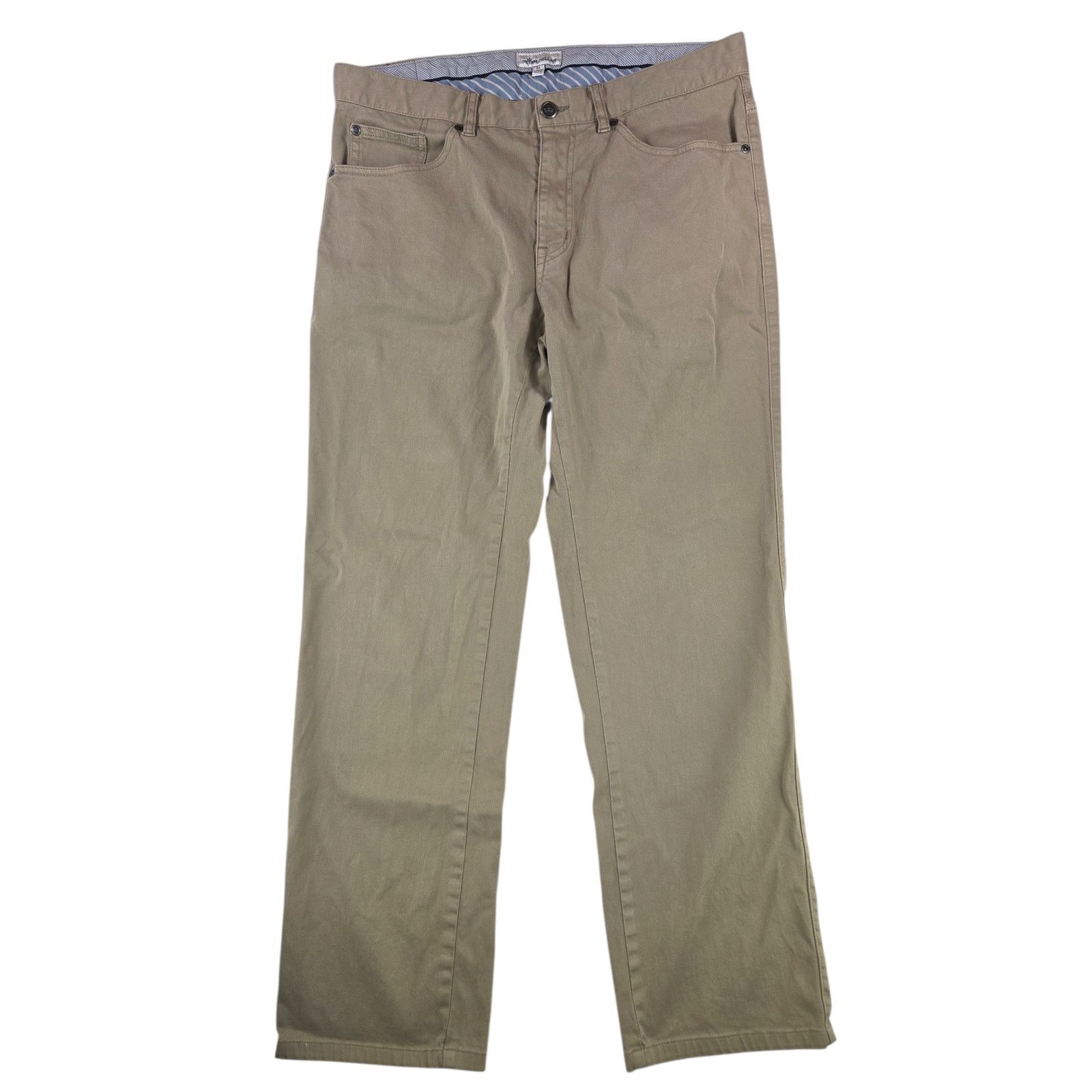 Peter Millar Peter Millar | Tan Ultimate Sateen 5 Pocket Pants | 33 inch Size US 33 - 1 Thumbnail