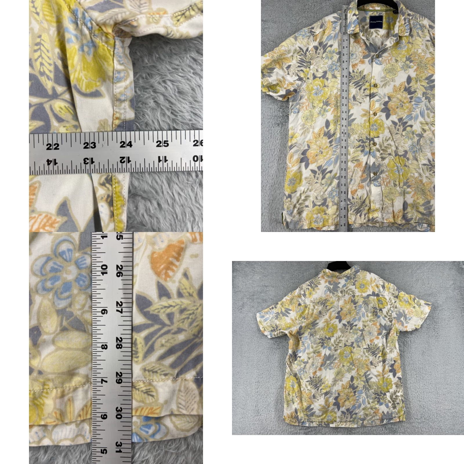 Tommy Bahama Tommy Bahama Shirt Men XL Yellow Floral 60s Look 100% Tencel Beach Aloha Vacation Resort Vintage No Size US XL / EU 56 / 4 - 8 Thumbnail