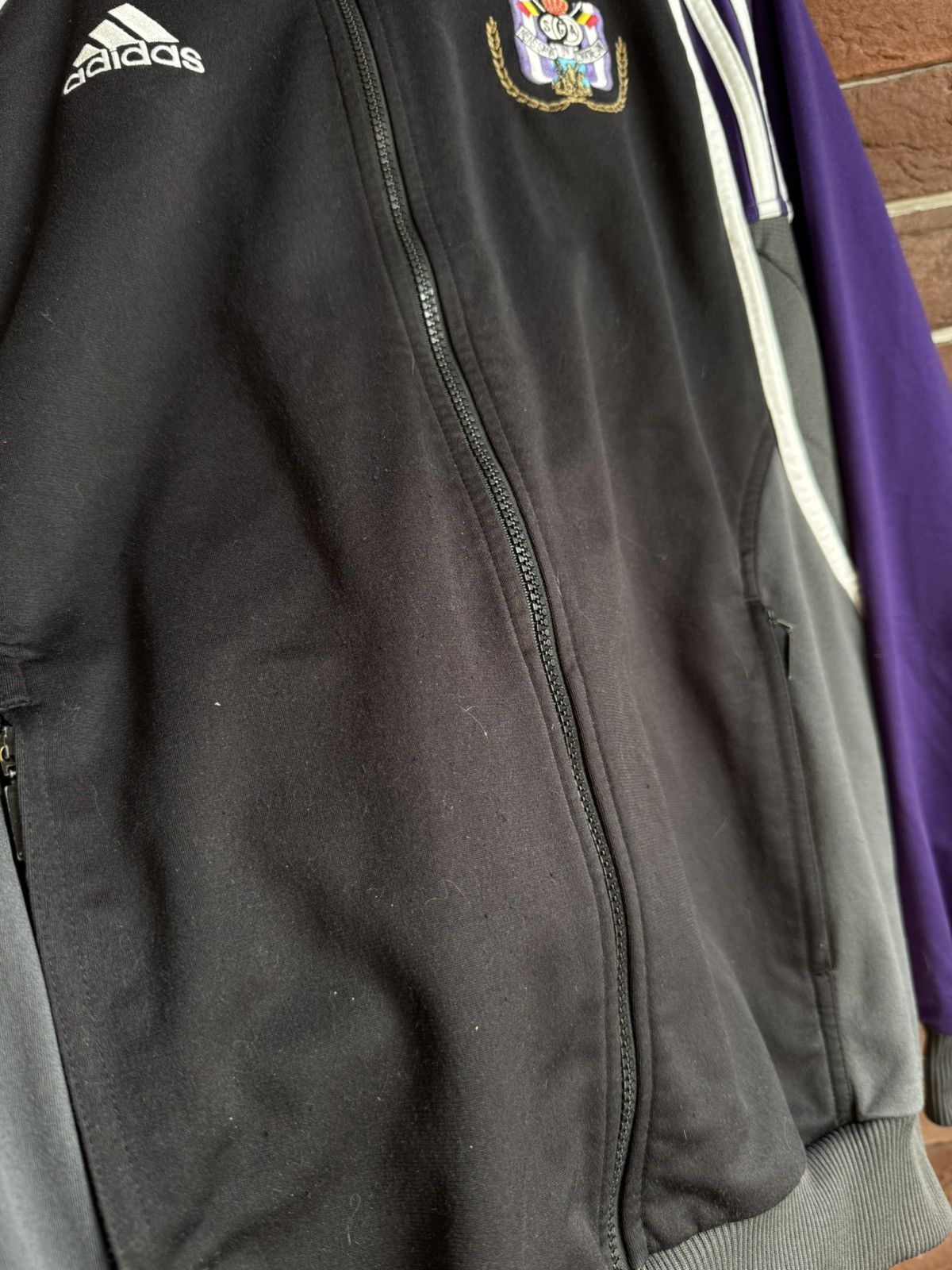 Adidas ANDERLECHT 2000 2001 FOOTBALL SOCCER TRACK JACKET ADIDAS M Size US M / EU 48-50 / 2 - 5 Thumbnail