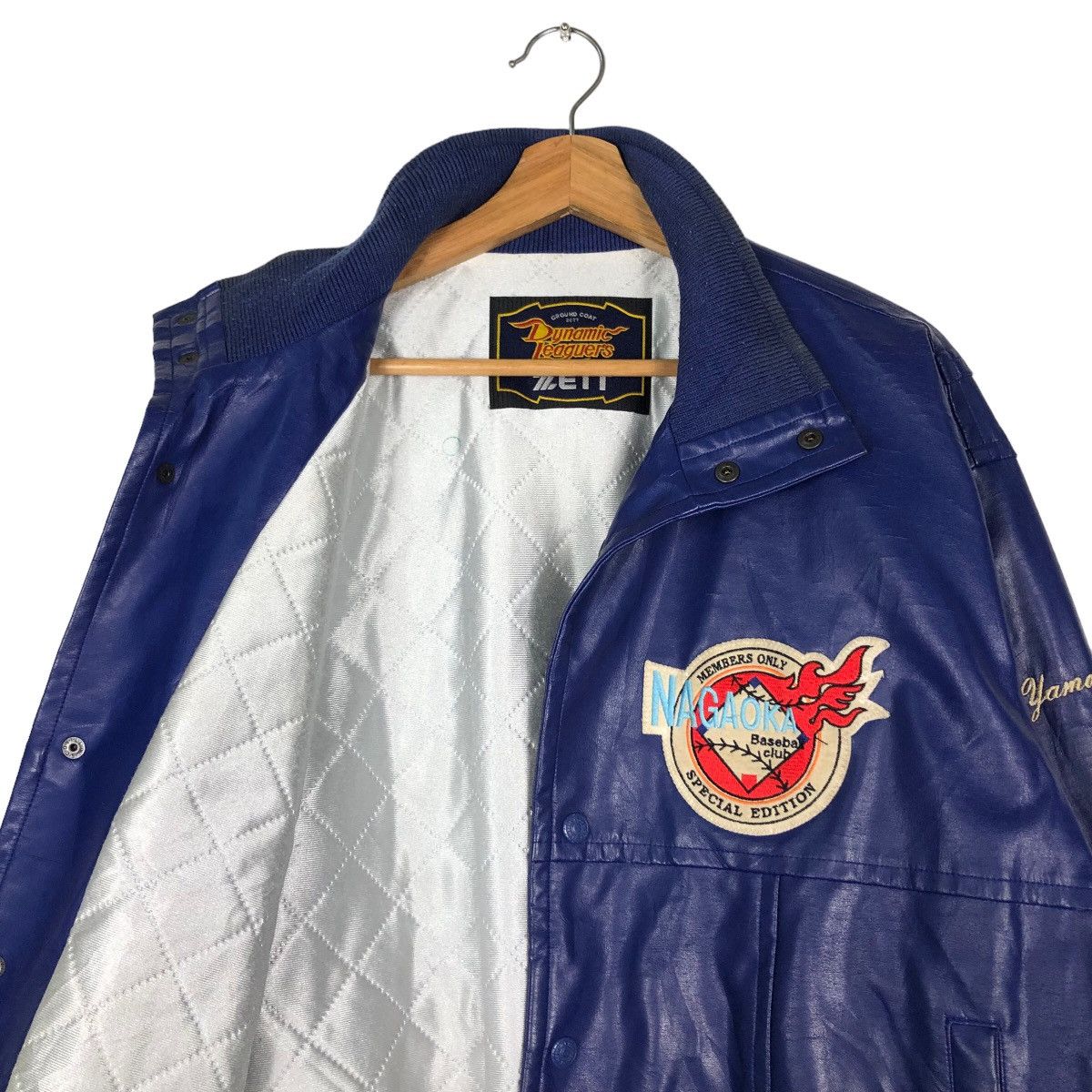 Japanese Brand Vintage Bomber Jacket Nagaoka Baseball Club Special Edition Size US L / EU 52-54 / 3 - 12 Thumbnail