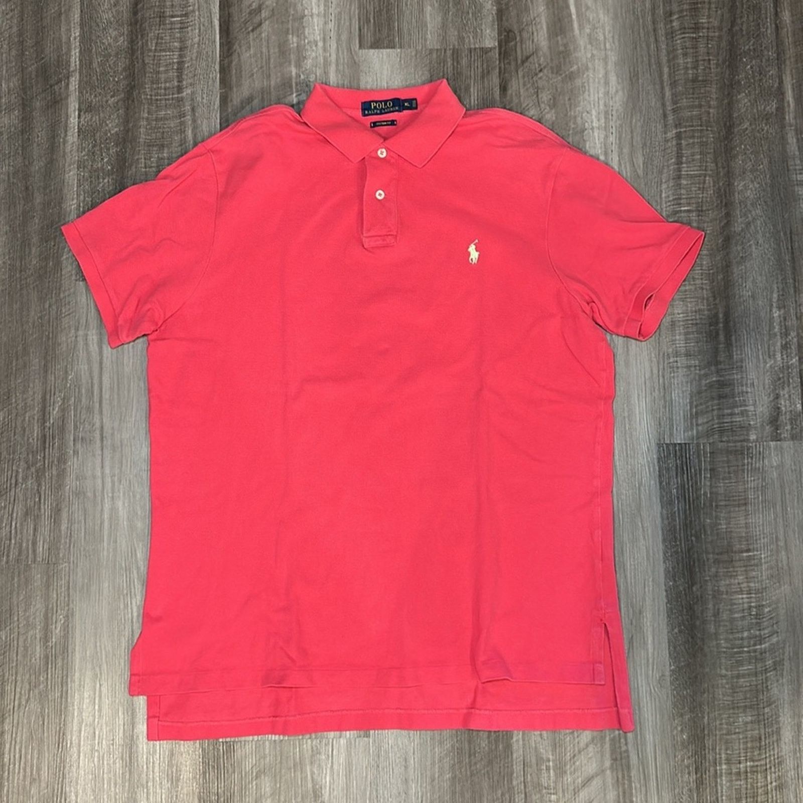 Polo Ralph Lauren Polo Ralph Lauren Custom Fit Knit Polo - XL Size US XL / EU 56 / 4 - 2 Thumbnail