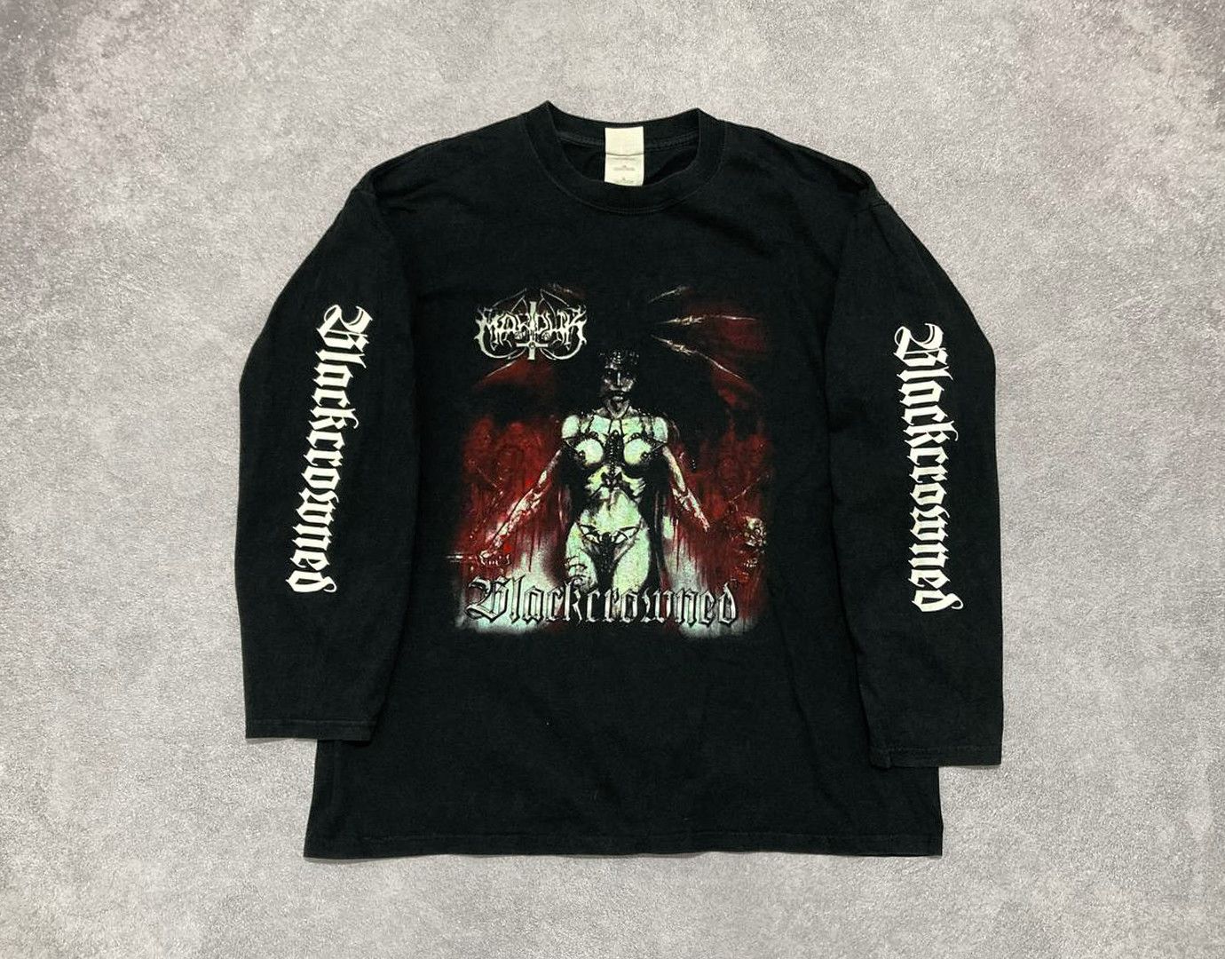 Band Tees Vintage long sleeve Marduk - Blackcrowned - 00's Size US XL / EU 56 / 4 - 1 Thumbnail