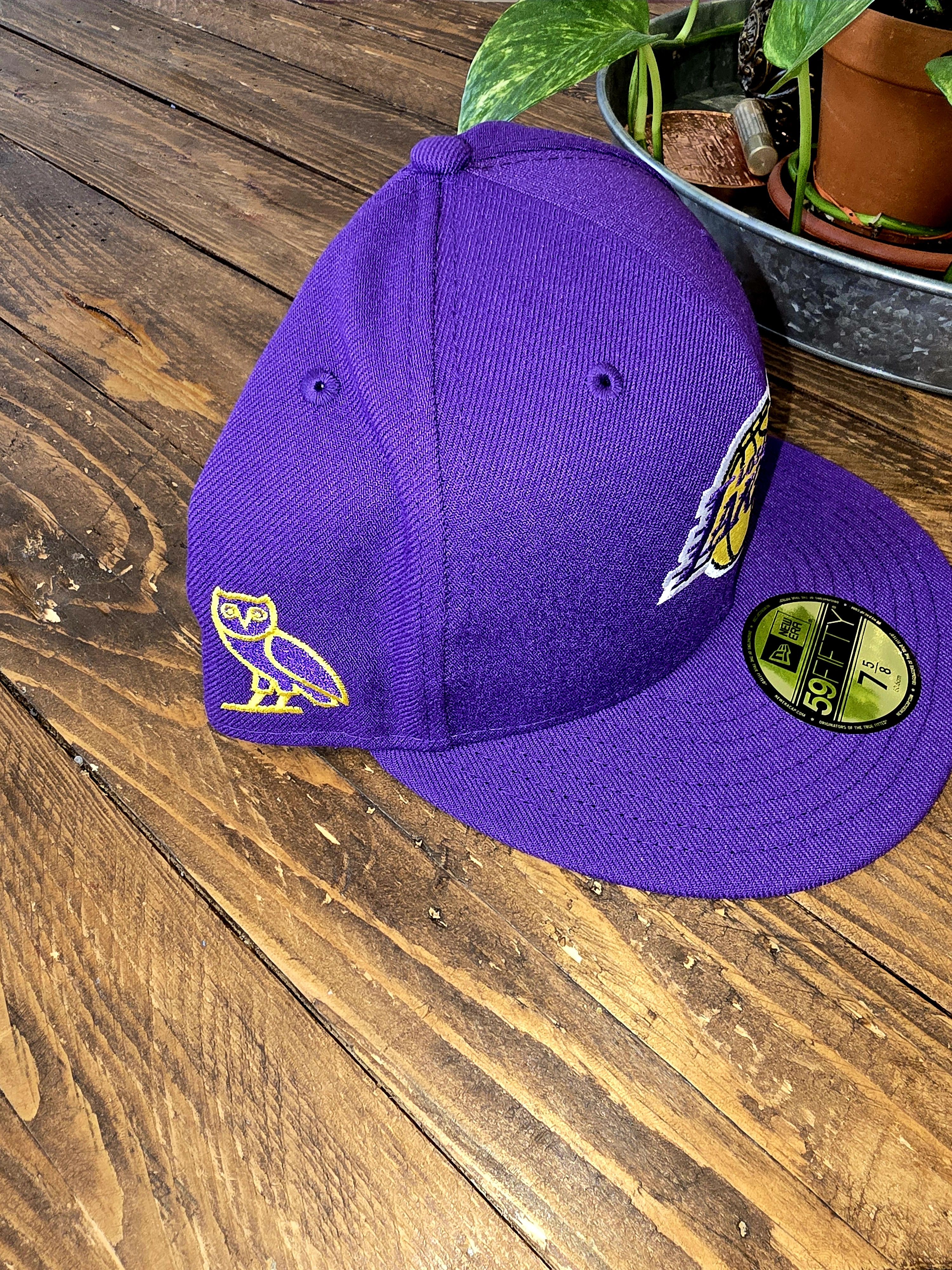 New Era × October's Very Own La Lakers fitted hats 7 5/8 by OVO x New Era x NBA Size ONE SIZE - 2 Thumbnail
