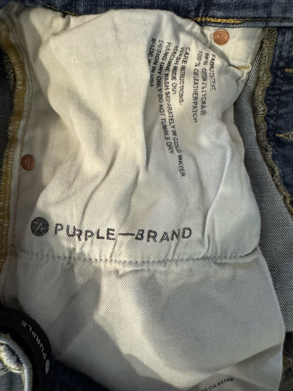 Purple Brand Purple green washed skinny jeans Size US 31 - 5 Thumbnail
