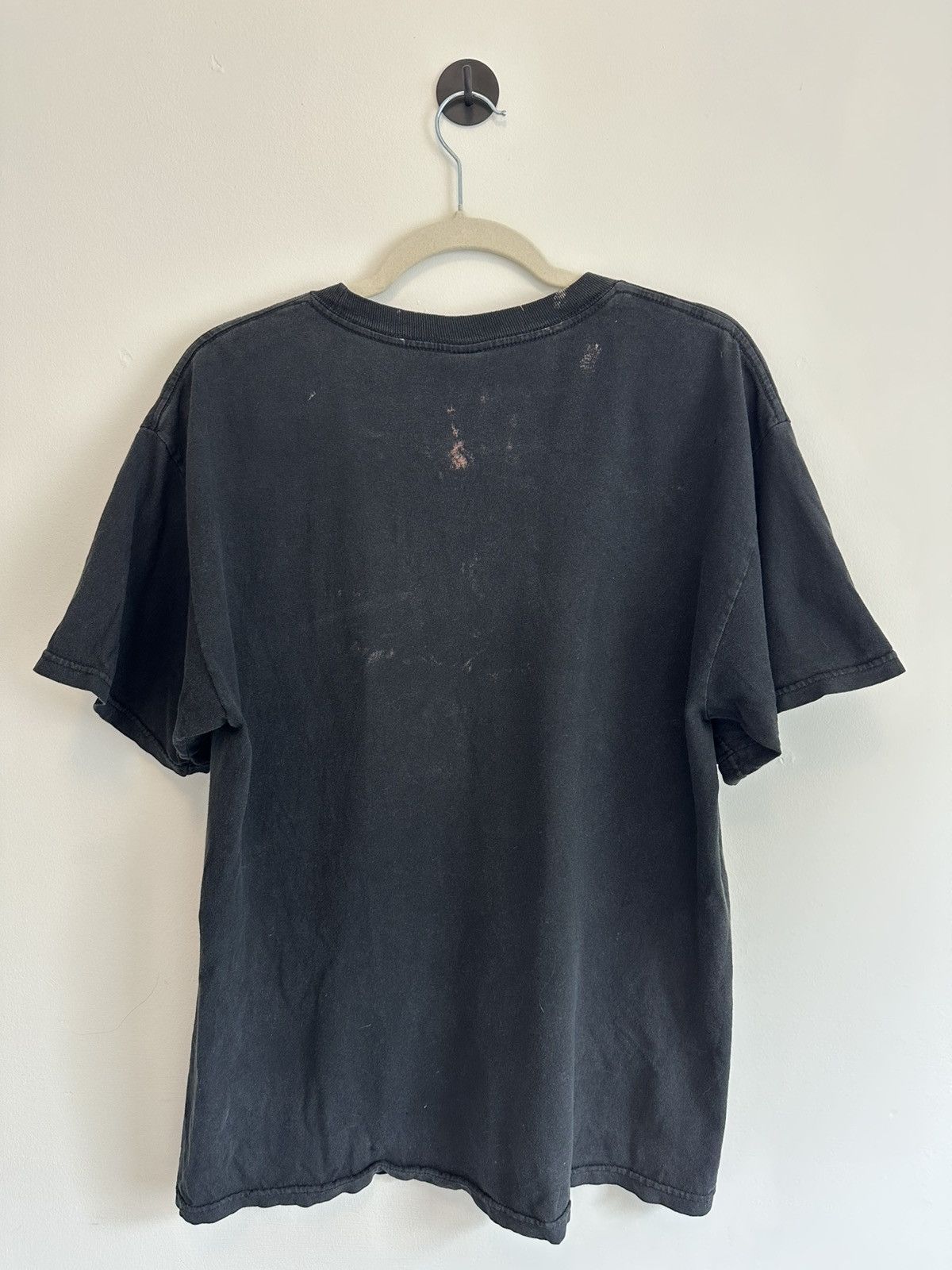 Alstyle Vintage Reaper Graphic Tee – Bleached Faded Black Astyle Tag Size L / US 10 / IT 46 - 3 Thumbnail