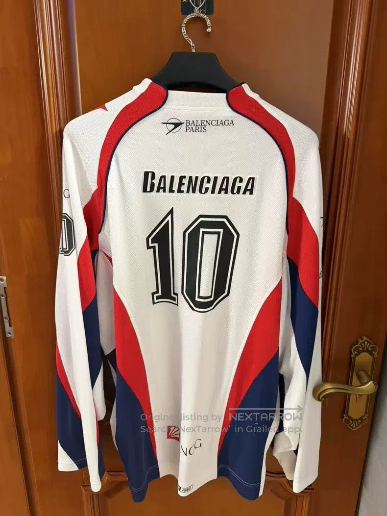 Balenciaga Balenciaga Ice Hockey Jersey Number 10 Size US S / EU 44-46 / 1 - 2 Thumbnail