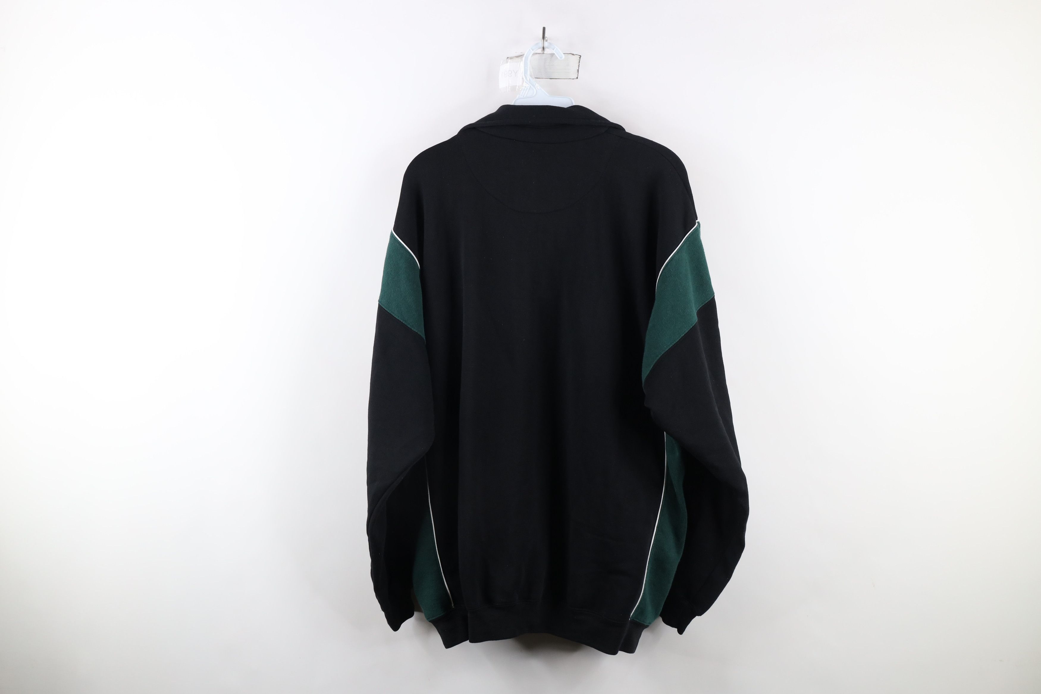 Vintage Vintage 90s Streetwear Block Collared Pullover Sweatshirt Size US XL / EU 56 / 4 - 9 Thumbnail