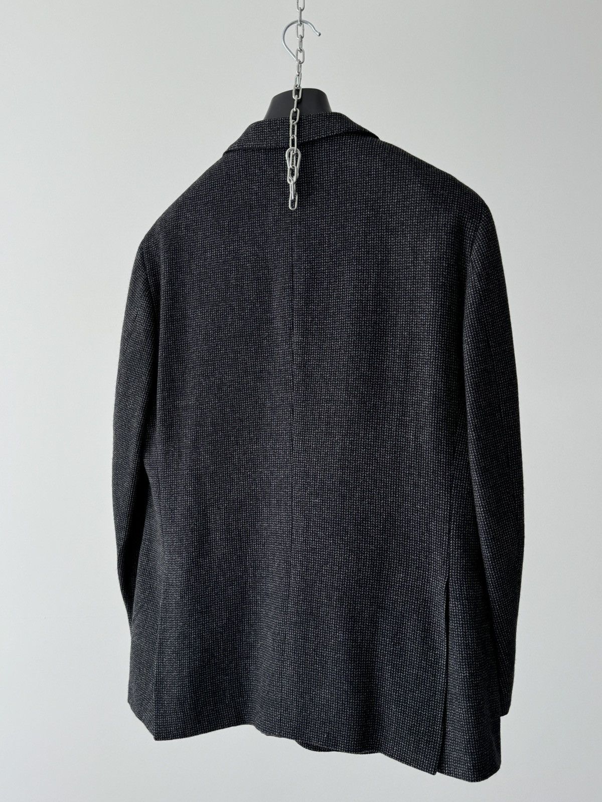 Corneliani Corneliani Wool & Cashmere Two Button Sport Black Jacket Size 42R - 6 Thumbnail