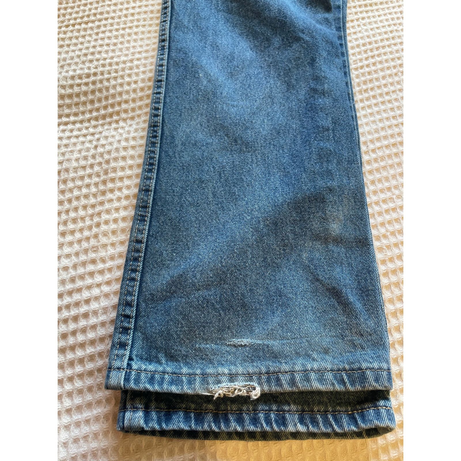 Dickies Dickies Straight Leg Medium Wash Semi Distressed Denim 34x30 Size US 34 / EU 50 - 8 Thumbnail