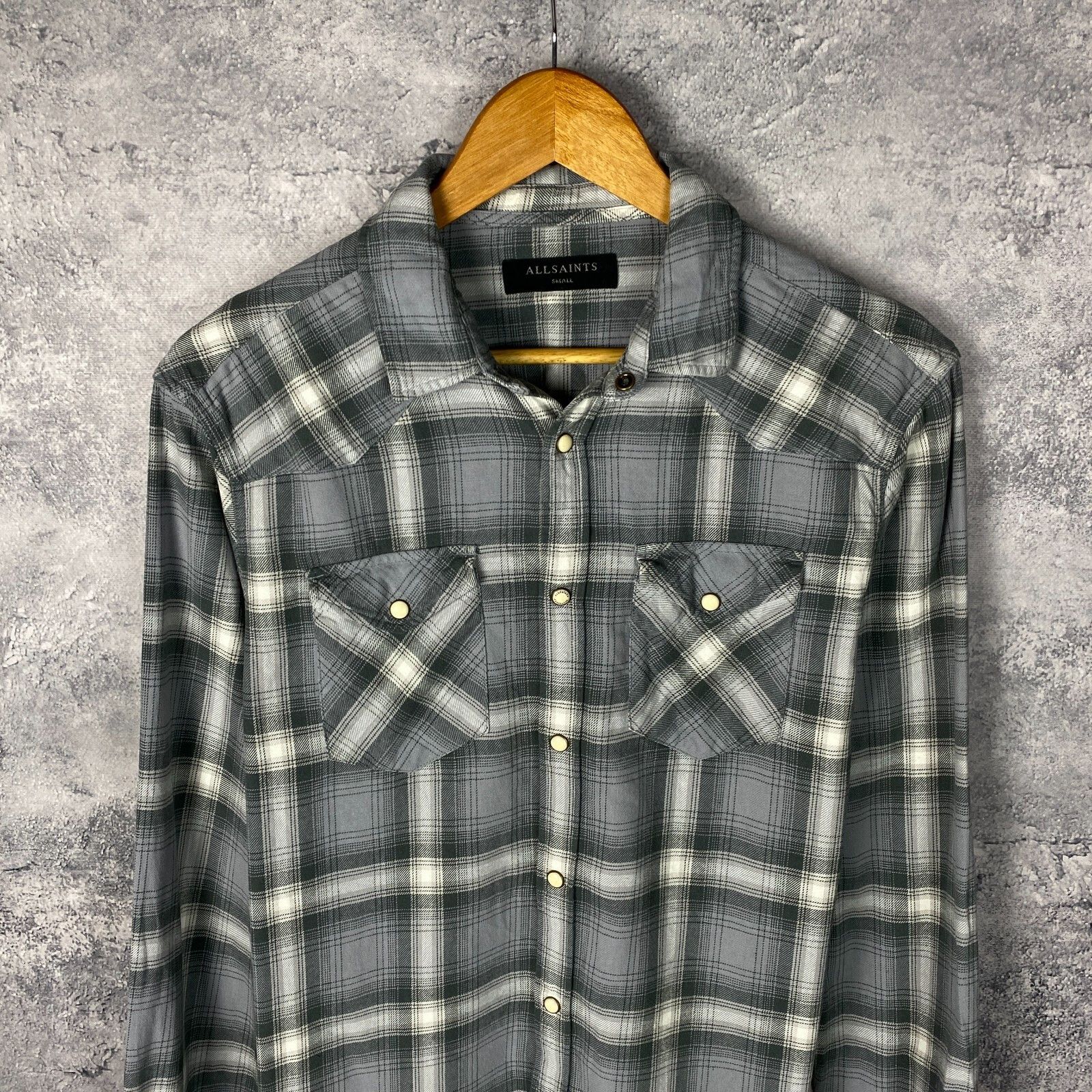 Allsaints Allsaints Plaid Shirt Men's Size S Multicolor Long Sleeve ` Size US S / EU 44-46 / 1 - 2 Thumbnail