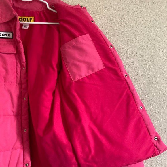 Golf Wang Golf Wang Pink Smile Puffer Jacket BolfGoys Unisex Women Men Size US S / EU 44-46 / 1 - 2 Thumbnail