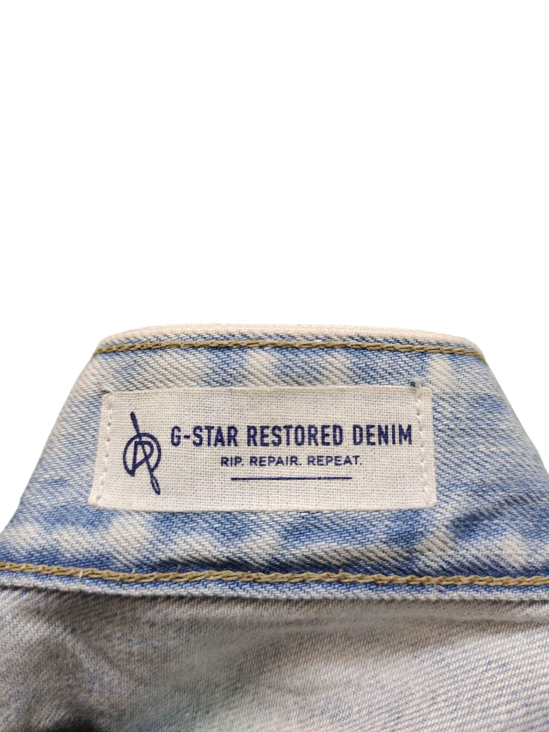 Kapital Vintage G-Star Boro Sashiko Rusty Restored Denim Jeans Size US 33 - 3 Thumbnail