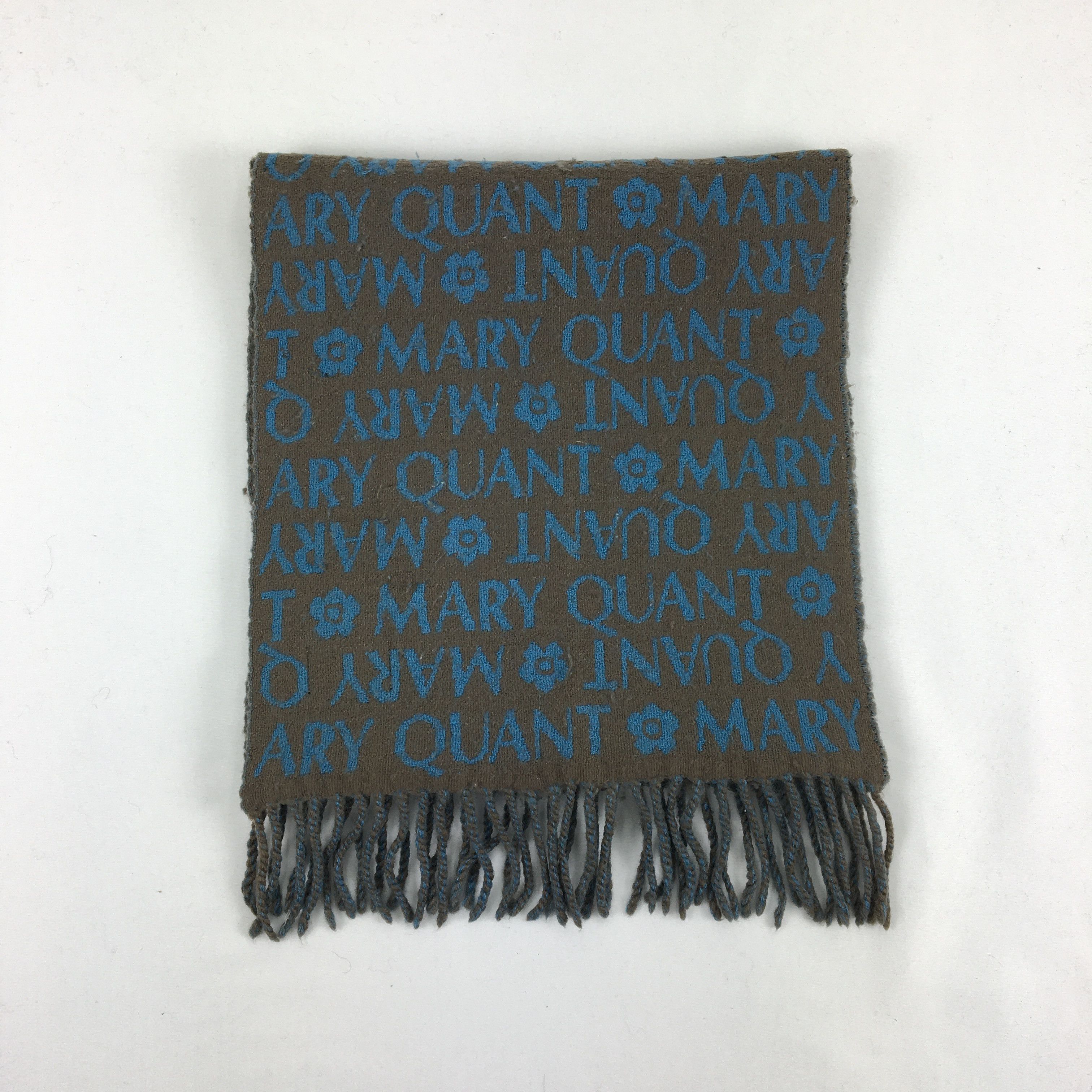 Vintage Vintage Mary Quant Wool Scarf Muffler Cashmere Scarves Size ONE SIZE - 2 Thumbnail