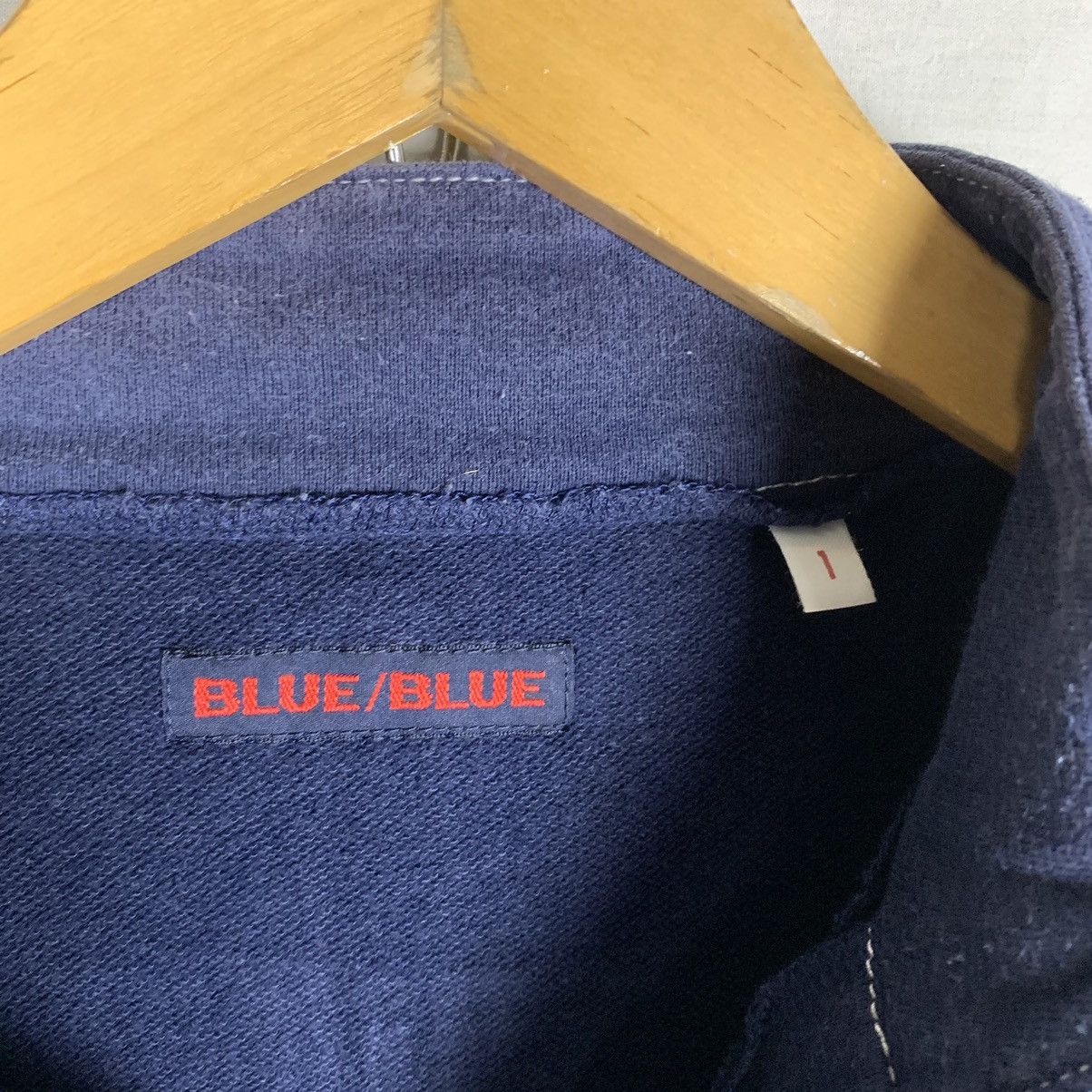 Blue Blue Japan Blue Blue Quarter Zip Sweatshirt Size US S / EU 44-46 / 1 - 5 Thumbnail