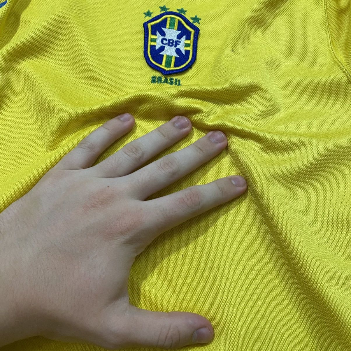 VINTAGE NIKE BRAZIL TEE SOCCER JERSEY 2000