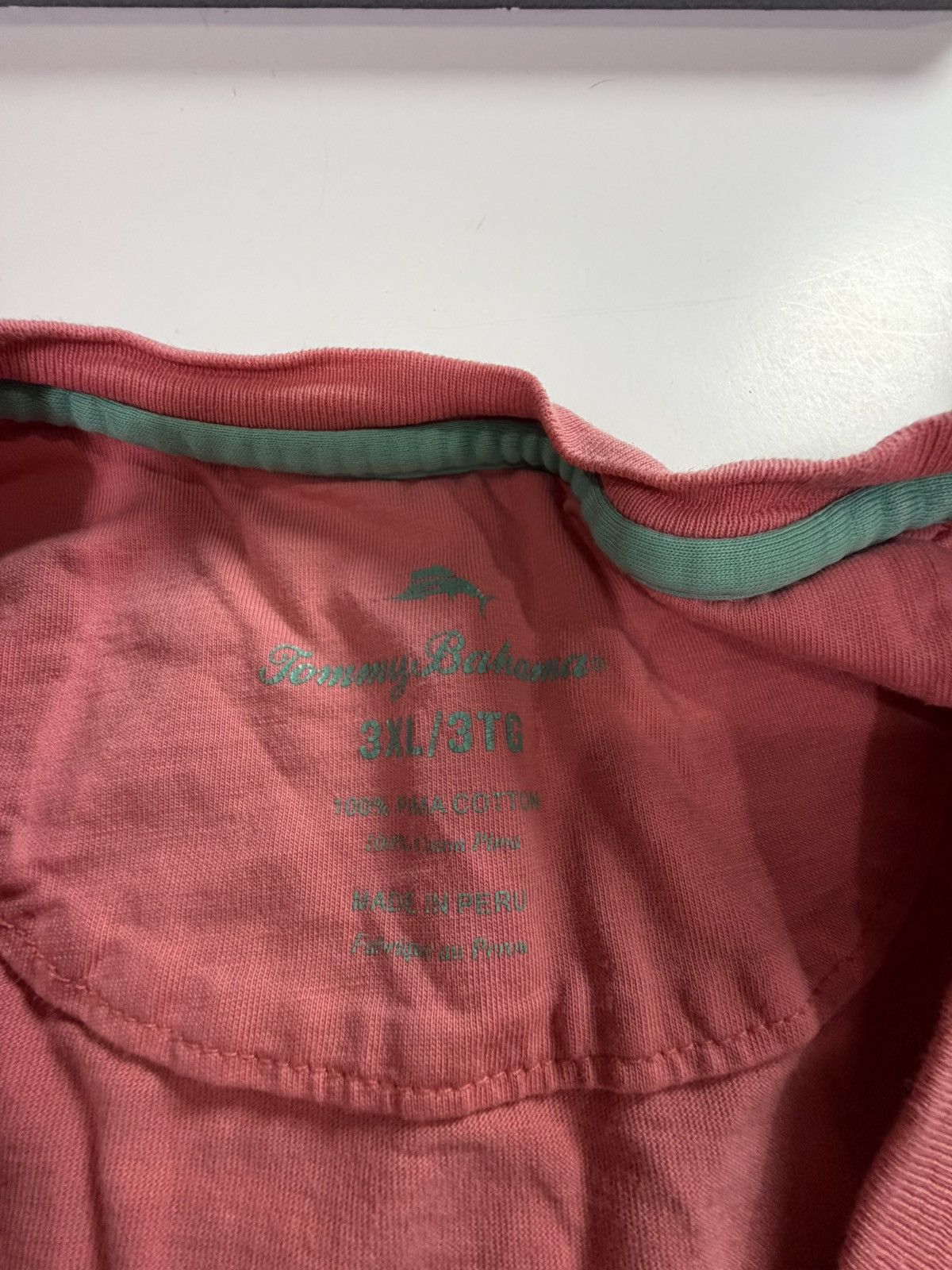 Tommy Bahama 3XL Tommy Bahama pima cotton coral men’s t shirt Size US XXL / EU 58 / 5 - 3 Thumbnail