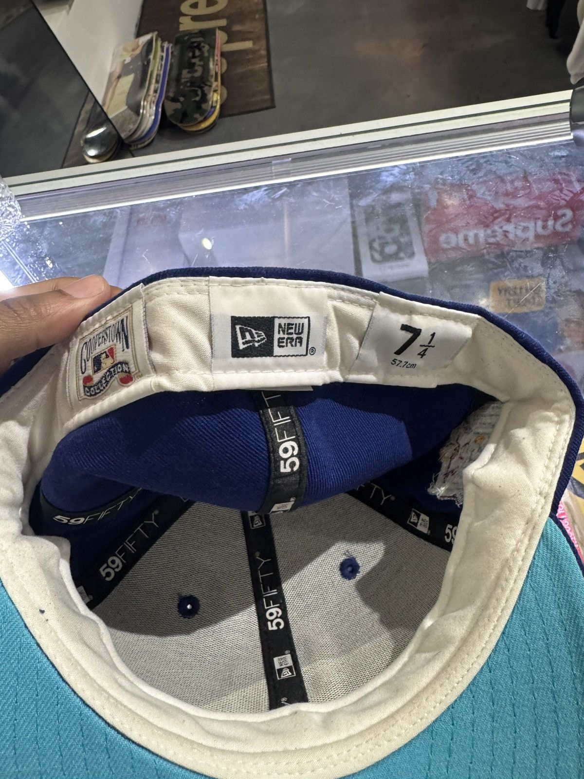 MLB San Diego Padres Hat Club Space Kelly Size 7 1/2 Size ONE SIZE - 4 Thumbnail