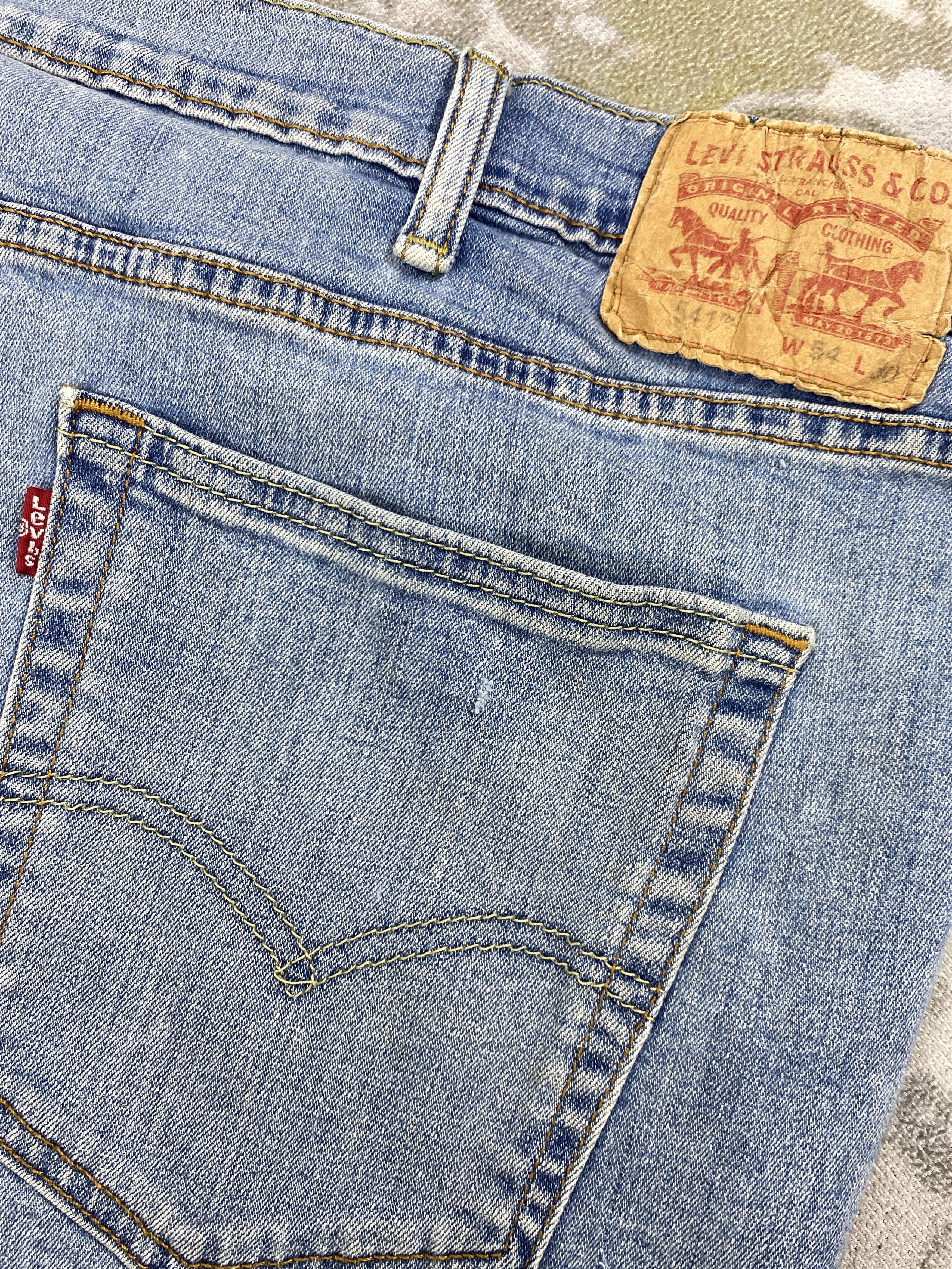 Levi's Faded Blue Vintage Levi's 541 Jeans 52x28 Denim -JN925 Size US 44 / EU 60 - 12 Thumbnail