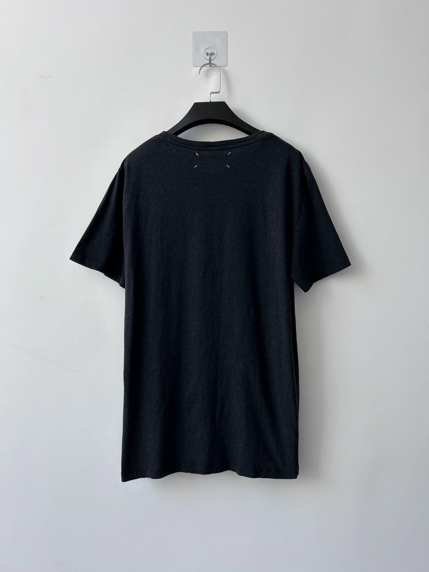 Maison Margiela Maison Margiela S/S17 Textured Pocket Tee Black 50 Size US M / EU 48-50 / 2 - 2 Thumbnail