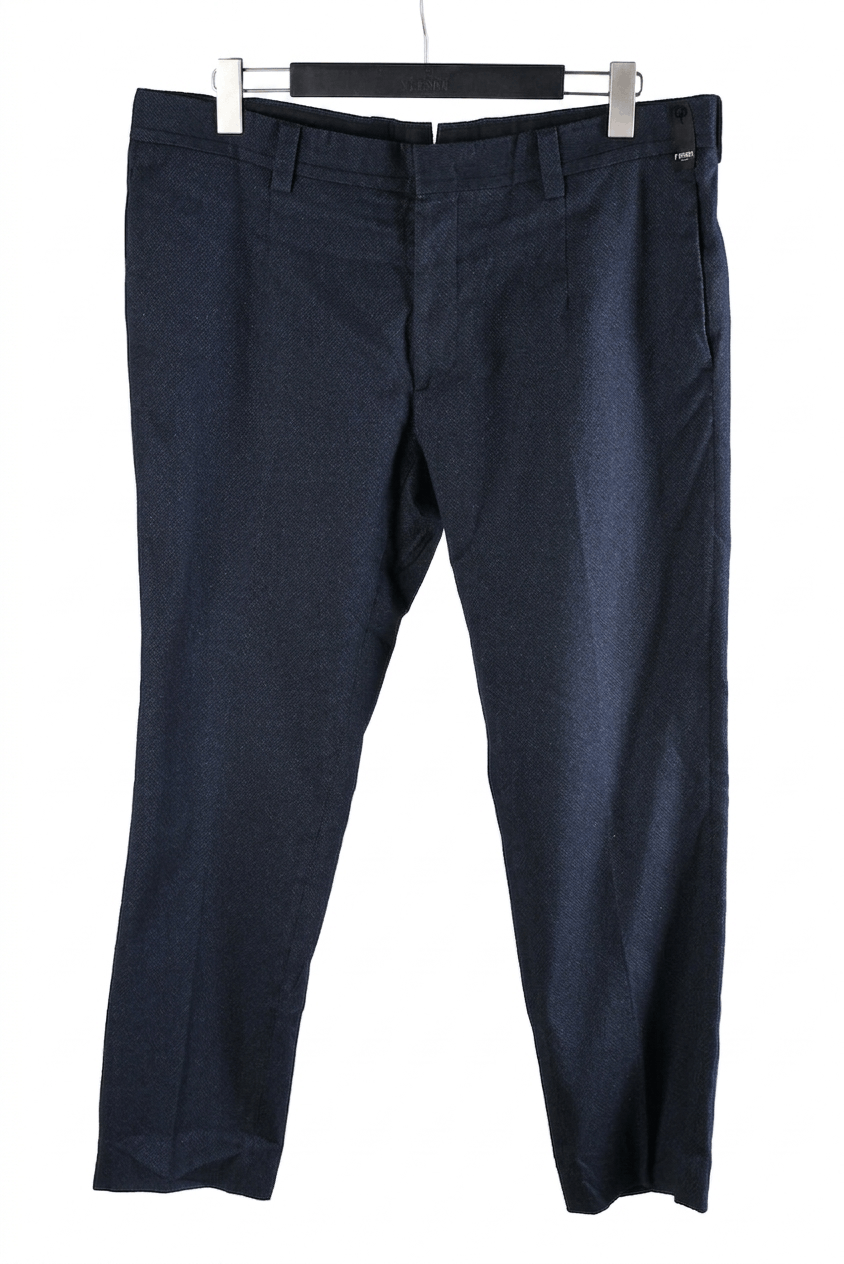 Fendi Fendi Roma Navy Dress Trousers Made in Italy Size W38/L29 Size US 38 / EU 54 - 1 Thumbnail