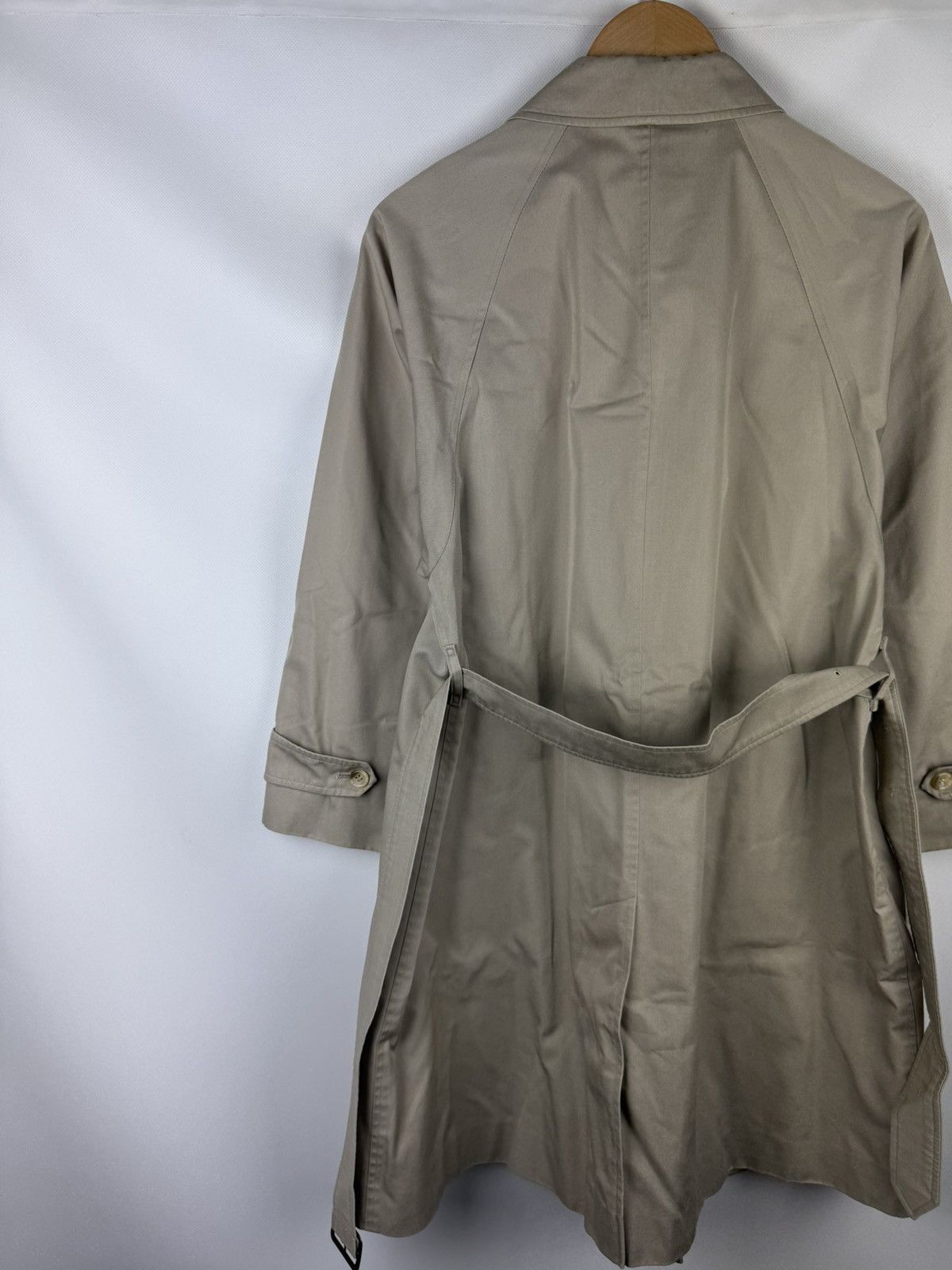 Burberry Burberrys Vintage Nova Check Lined Belted Trench Coat Jacket Size M / US 6-8 / IT 42-44 - 11 Thumbnail