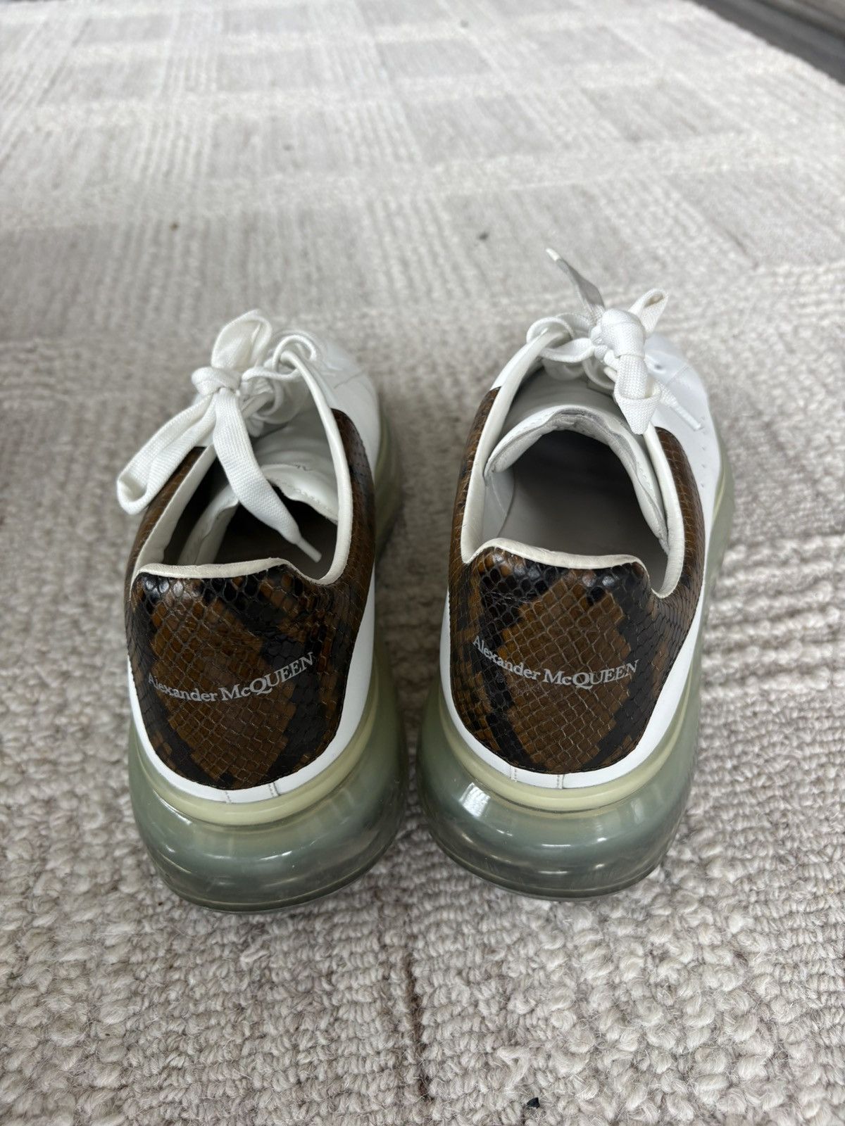 Alexander McQueen Snakeskin Alexander McQueen Sneakers Size US 12 / EU 45 - 2 Thumbnail
