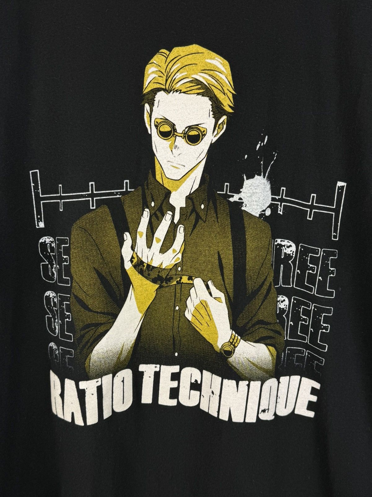 Anime Jujutsu Kaisen Cospa Nanami Kento T-Shirt Black Size XL Size US XL / EU 56 / 4 - 2 Thumbnail