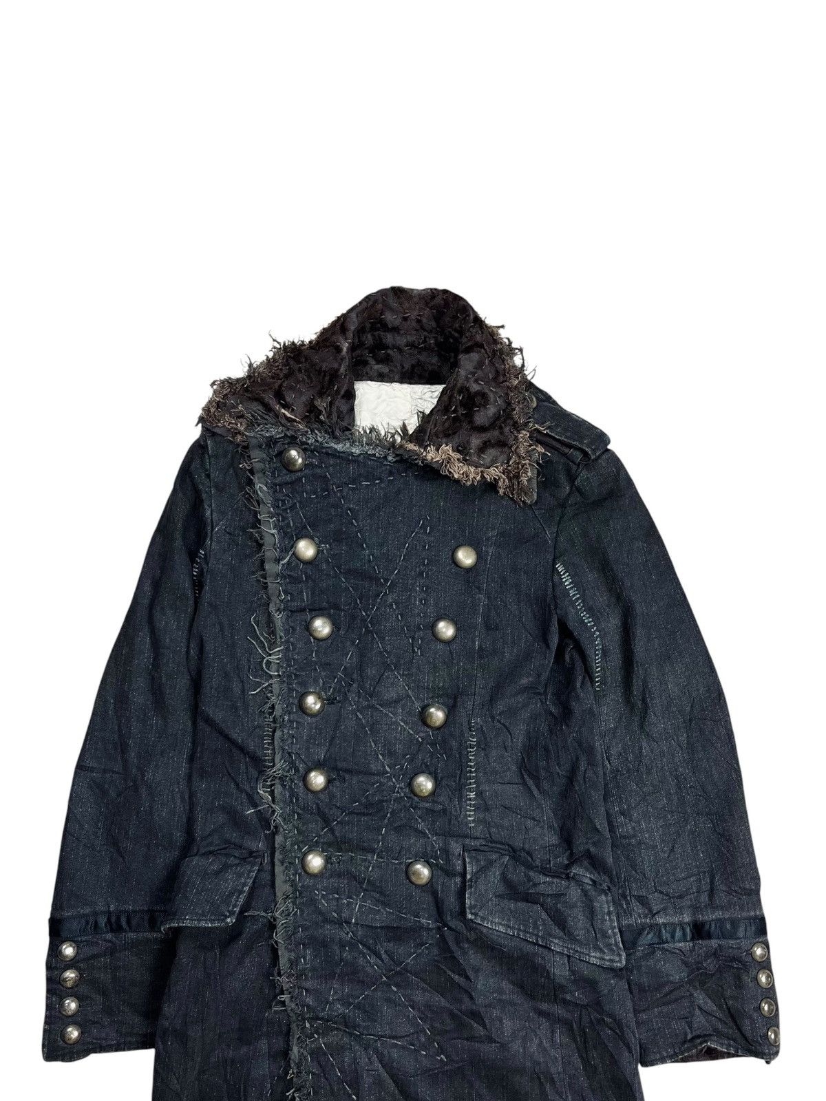 Bajra 2000s Bajra - Pirate/Vkei Style Fur Collar Jacket Size US M / EU 48-50 / 2 - 5 Thumbnail