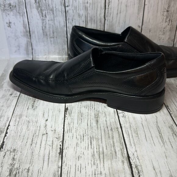 Ecco ECCO Men’s New Jersey Loafer Shoes Leather Black Slip On siz Size US 8 / EU 41 - 5 Thumbnail