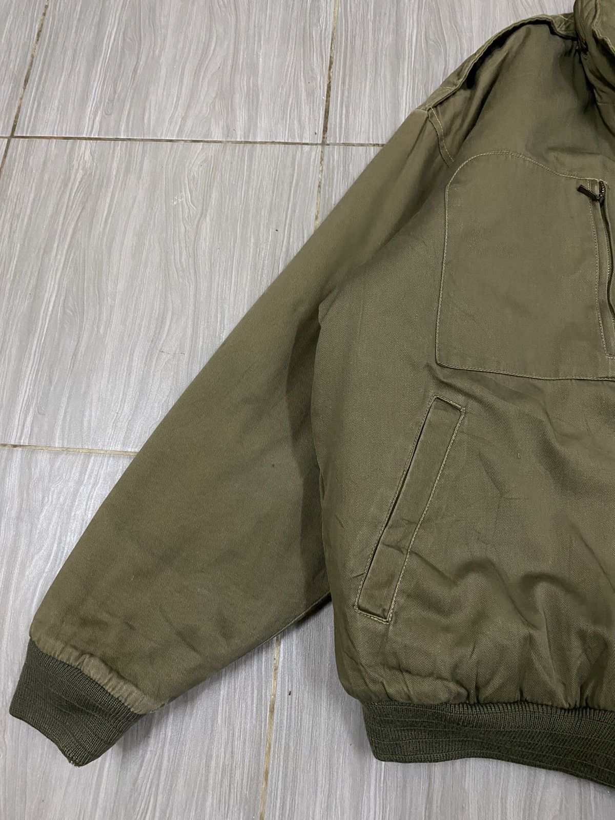 Issey Miyake Vintage Utility Bomber Jacket | Issey Miyake Style | Olive Size US M / EU 48-50 / 2 - 3 Thumbnail