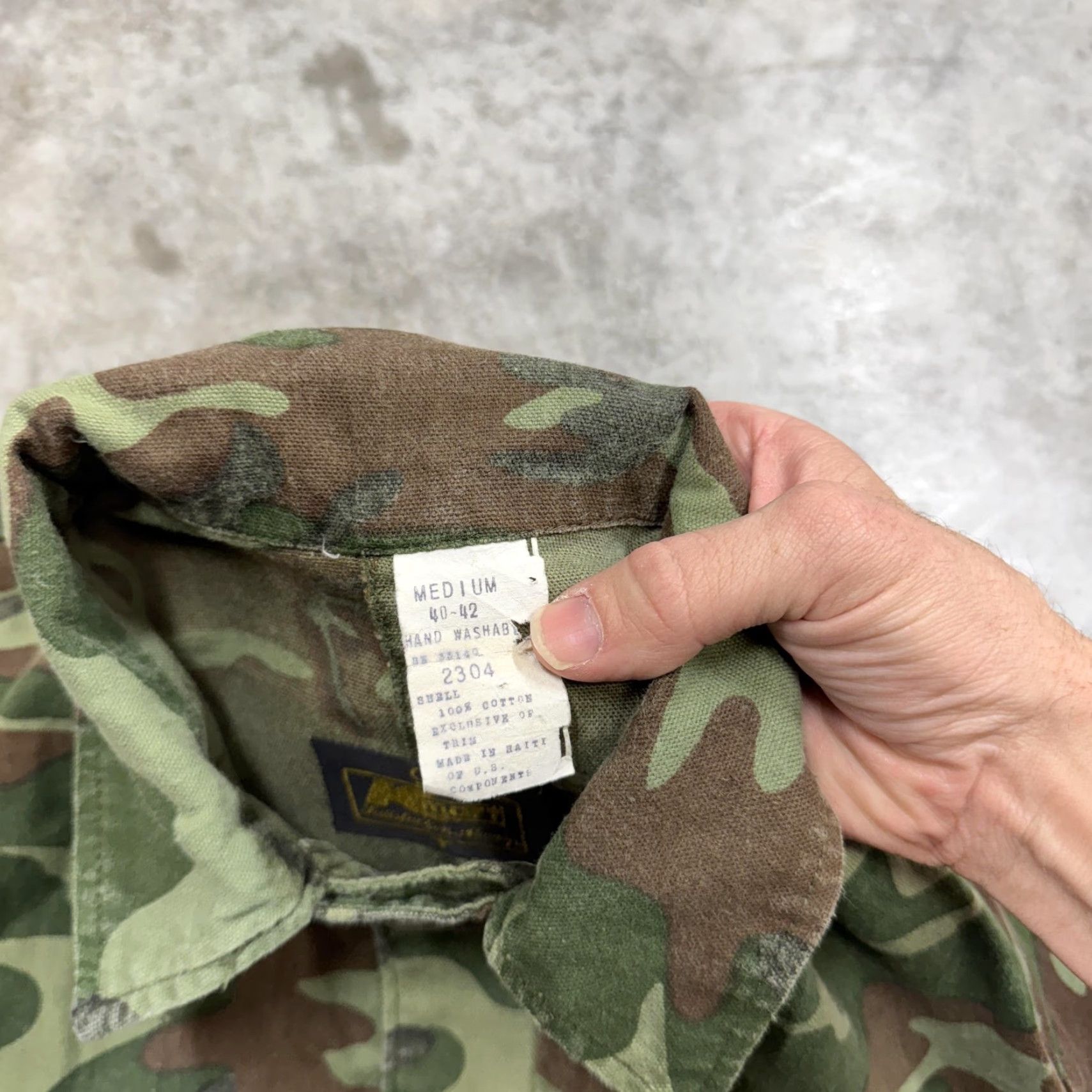 Vintage Kmart Woodland Camo Field Jacket Mens M Camouflage Button Front Pockets Size US M / EU 48-50 / 2 - 3 Thumbnail