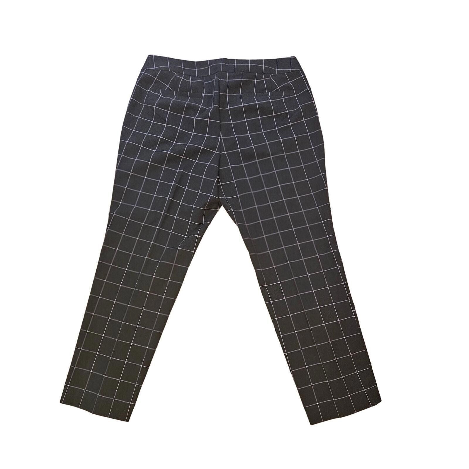 Designer LOFT NWT Julie Slim Plaid Pants - Size 14 Size 36" / US 14 / IT 50 - 2 Thumbnail
