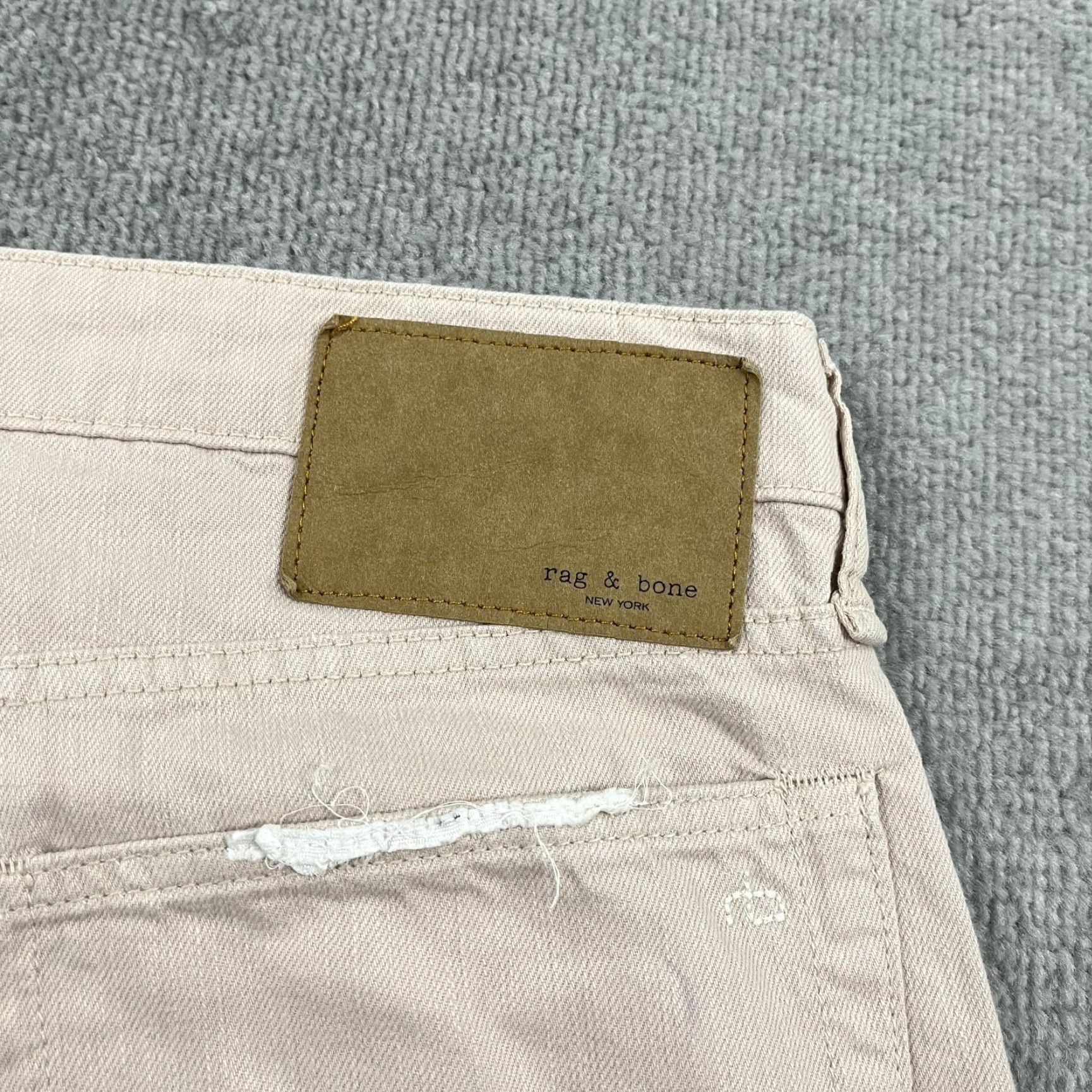 Rag & Bone Rag & bone Logan Mid Rise Wide Leg Jeans Size 31 Pink Blush Wide-Leg Womens Jeans 34 x 32 Rectangles? Size 24" / US 00 / IT 34 - 5 Thumbnail