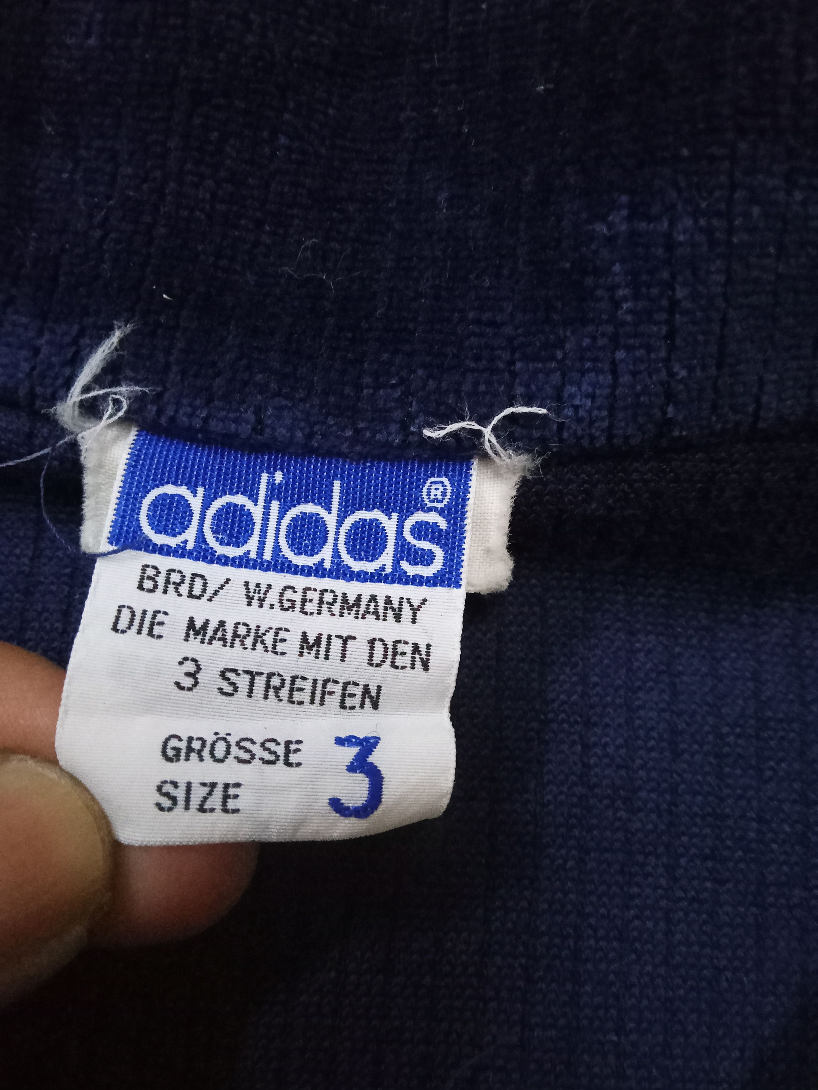 Adidas 80s Adidas Corduroy Velvet Rare Jacket Size US L / EU 52-54 / 3 - 3 Thumbnail