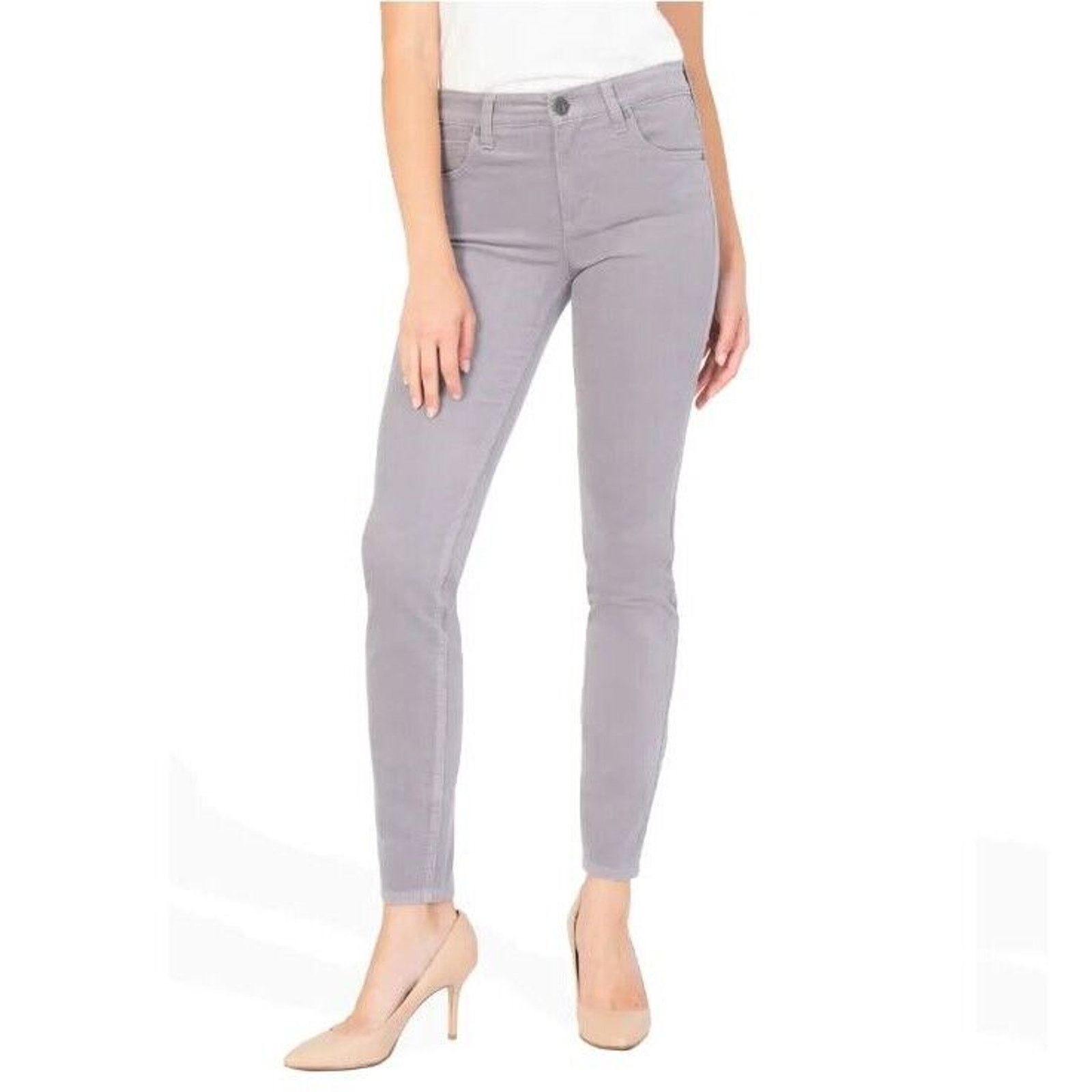 KUT Women Pale Lavender Corduroy Velvet Skinny Pants Size 0