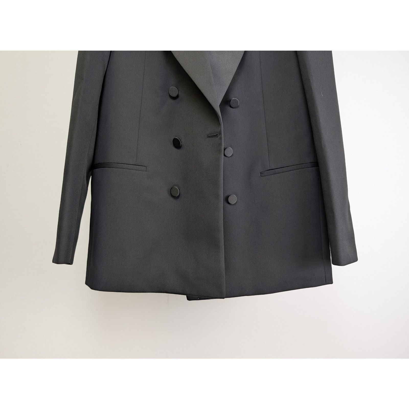 Saint Laurent Paris o1rshd1 Tuxedo Deneuve Grain De Poudre Organique Jacket Size US L / EU 52-54 / 3 - 6 Thumbnail