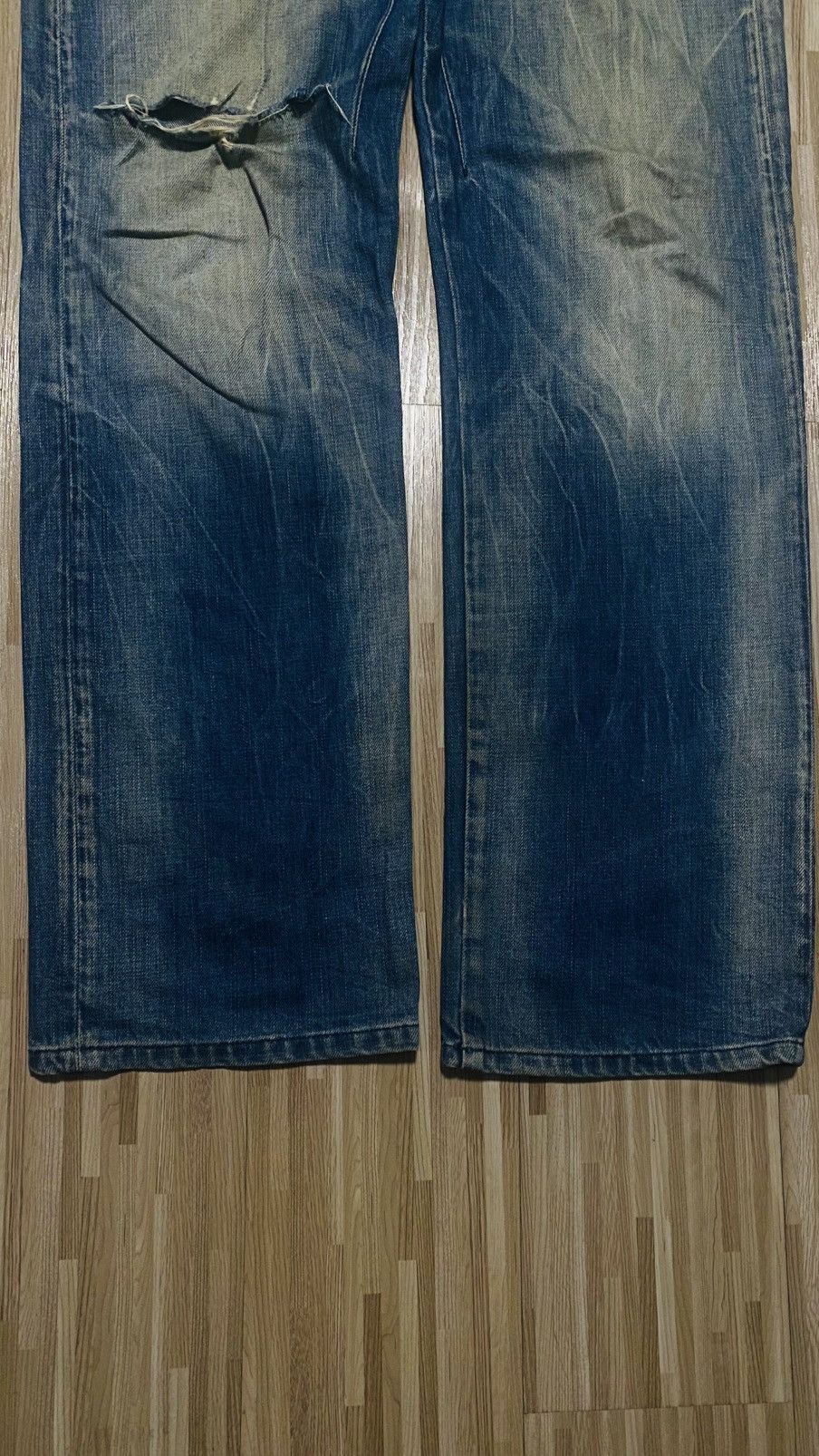 Vintage 💥VINTAGE JEANS💥REPLAY FLARE MADE IN TUNISIA💥 Size US 34 / EU 50 - 7 Thumbnail