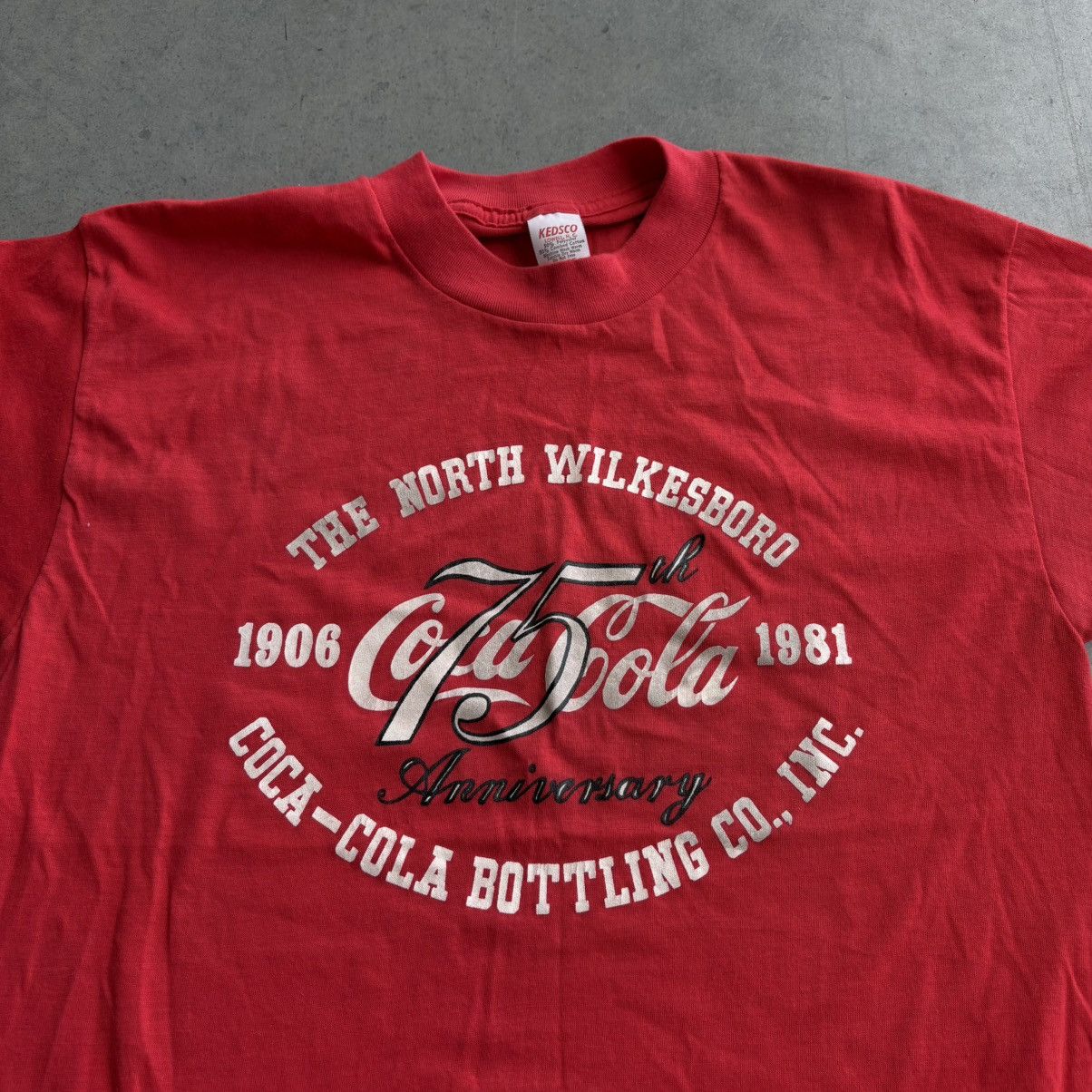 Coca Cola Vintage 70's CocaCola 75th Anniversary shirt Local Blend Red Size US M / EU 48-50 / 2 - 2 Thumbnail
