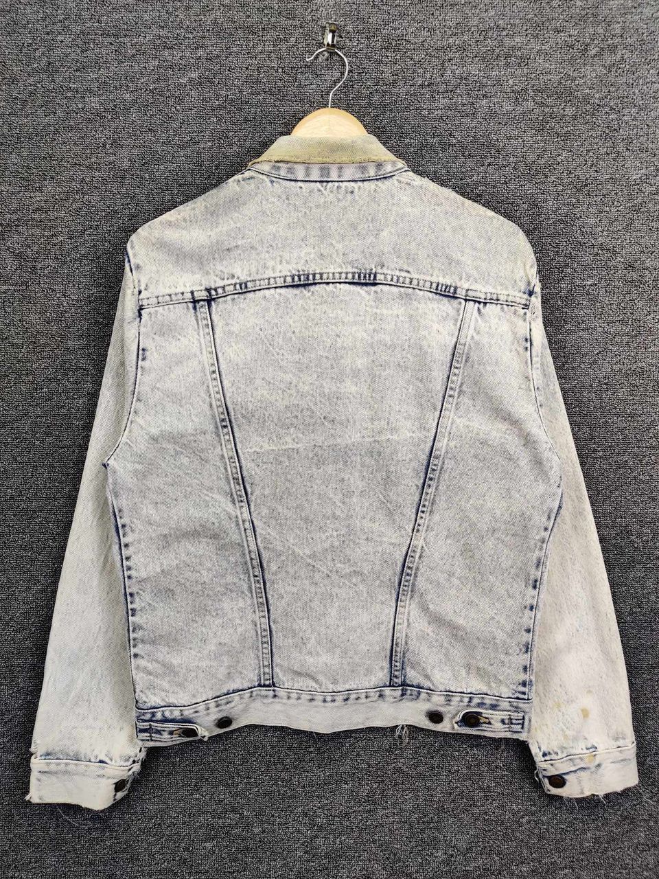 Wrangler Vintage Thrashed 90s Wrangler Acid Wash Denim Trucker Jacket Size US M / EU 48-50 / 2 - 6 Thumbnail