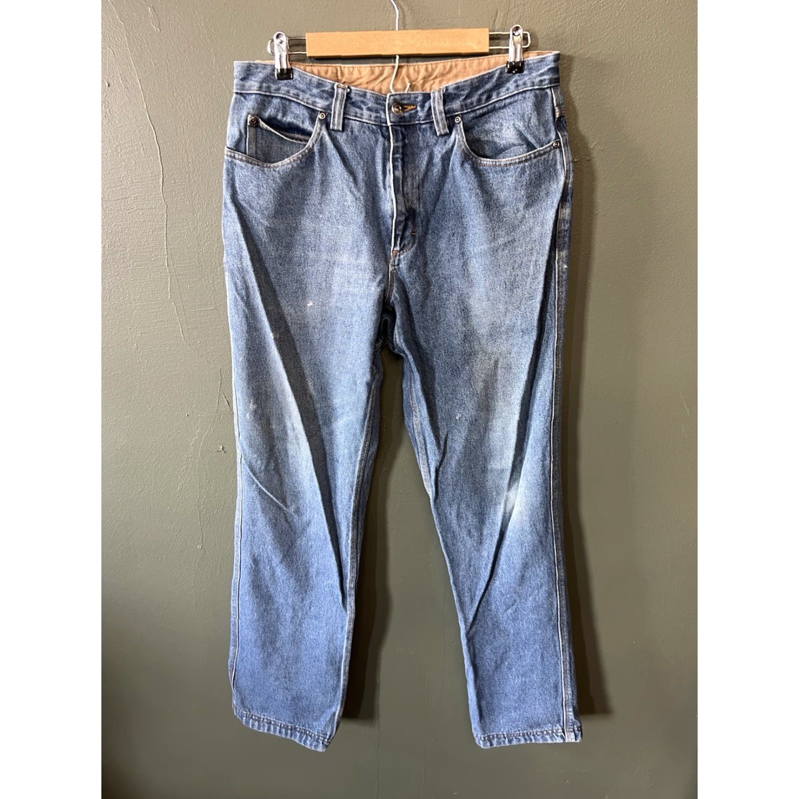Denime Duluth Denim Jeans Mens Straight Blue 35x34 Denim 35 34 Regular Inseam 34 Blue Jeans Mens Straight Duluth 35x34 Size US 35 - 2 Thumbnail