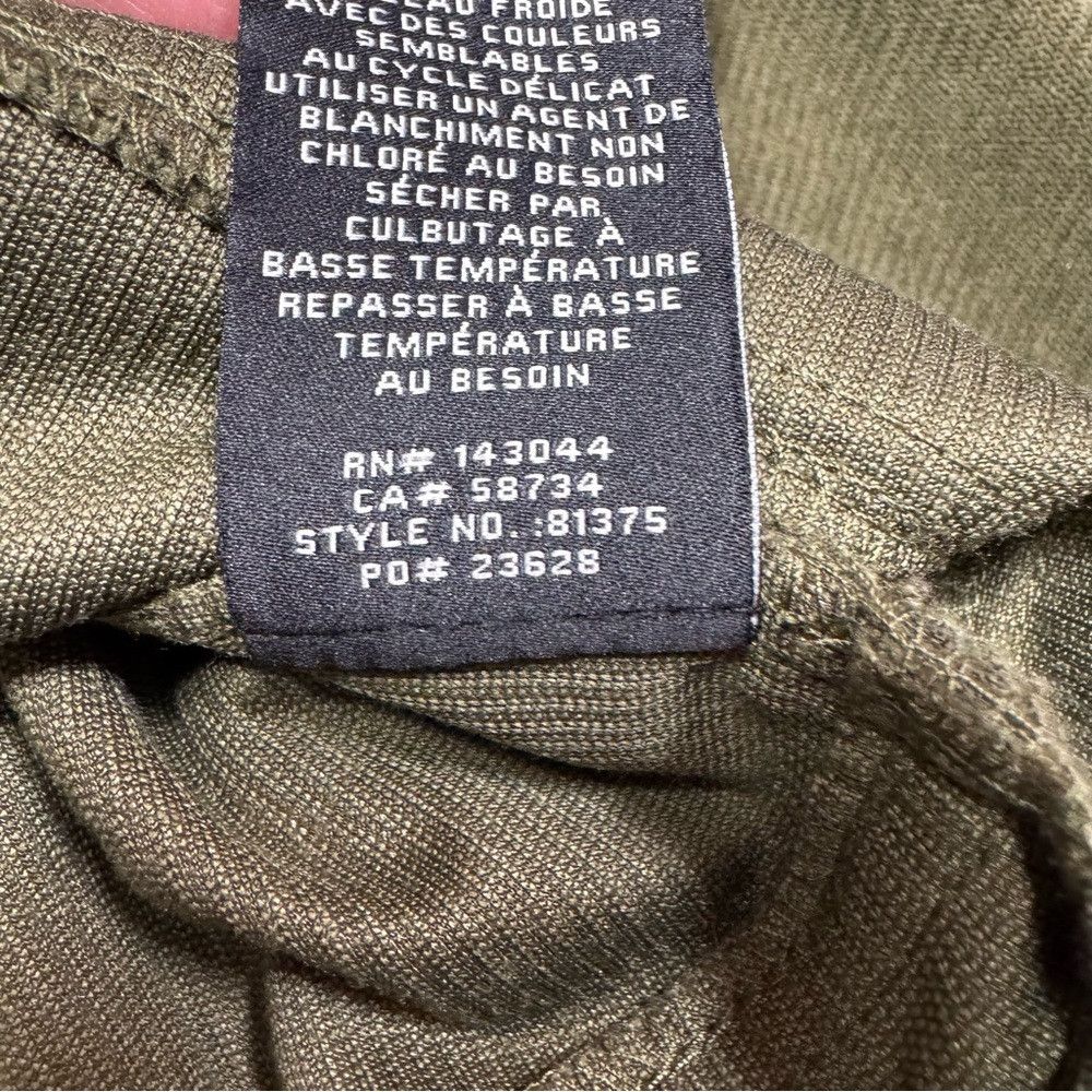 7 For All Mankind 7 For All Mankind Olive Corduroy Puff Sleeve Button Down Sh Size L / US 10 / IT 46 - 9 Thumbnail