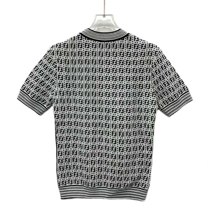 Fendi Fendi Logo All-over Print Crewneck Knit Size US XXS / EU 40 - 2 Thumbnail
