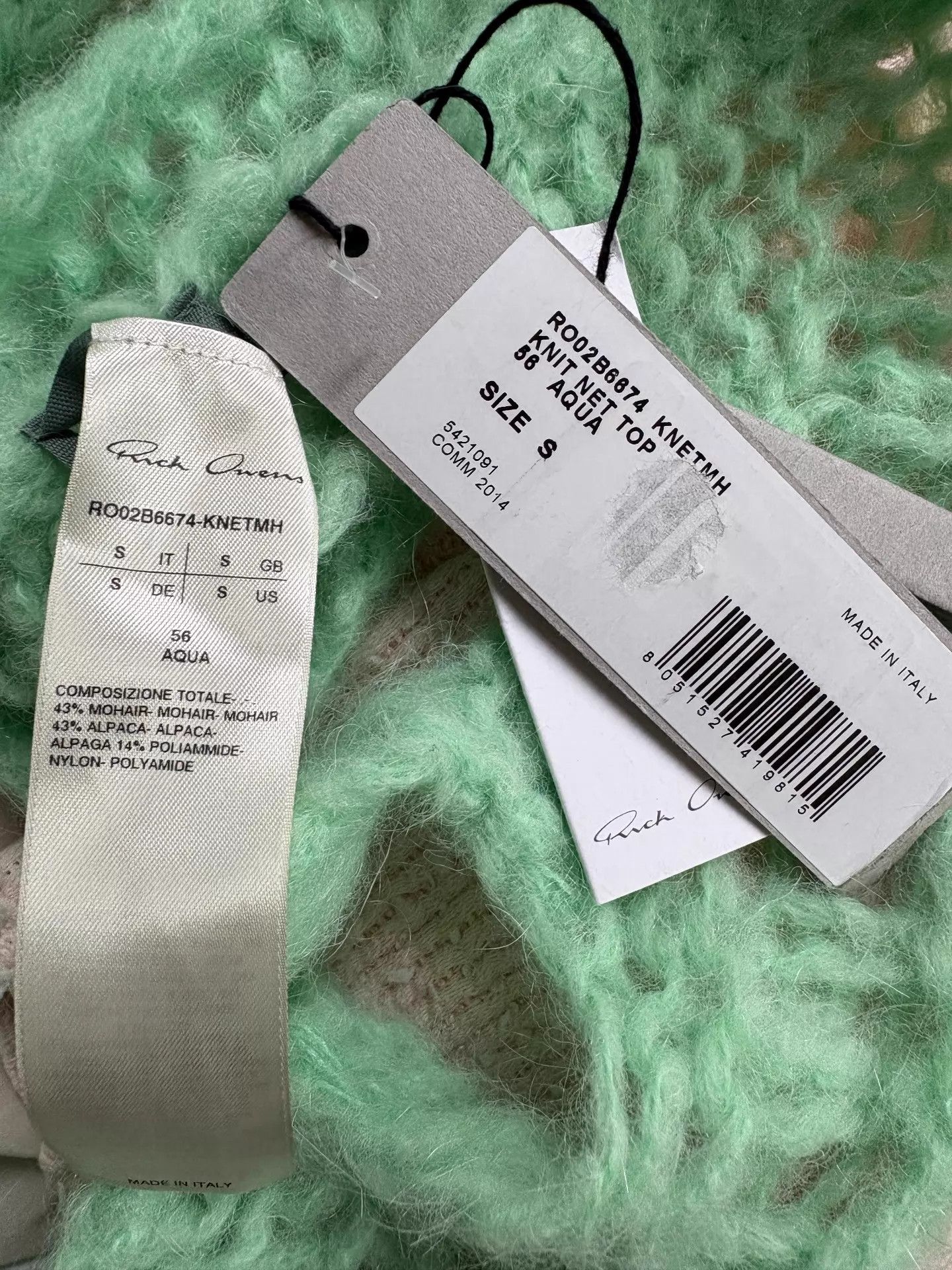 Rick Owens Rick Owens 22aw laced knit vest S unisex rare Size US S / EU 44-46 / 1 - 6 Thumbnail